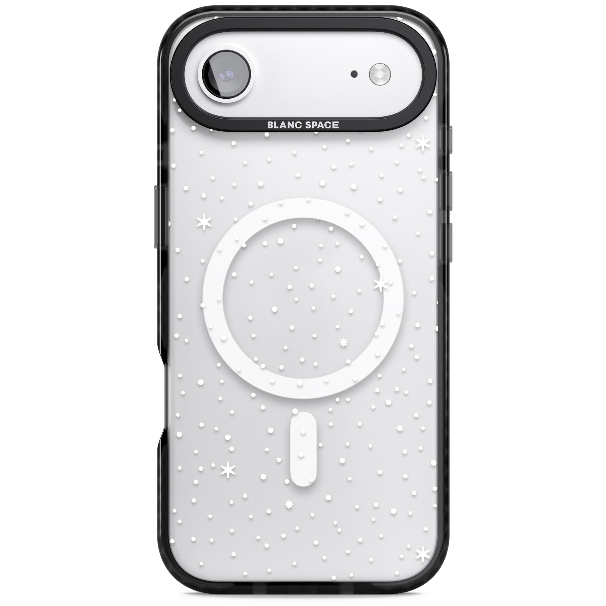Celestial Starry Sky (White) iPhone 17 Air Impact Pro Black Phone Case