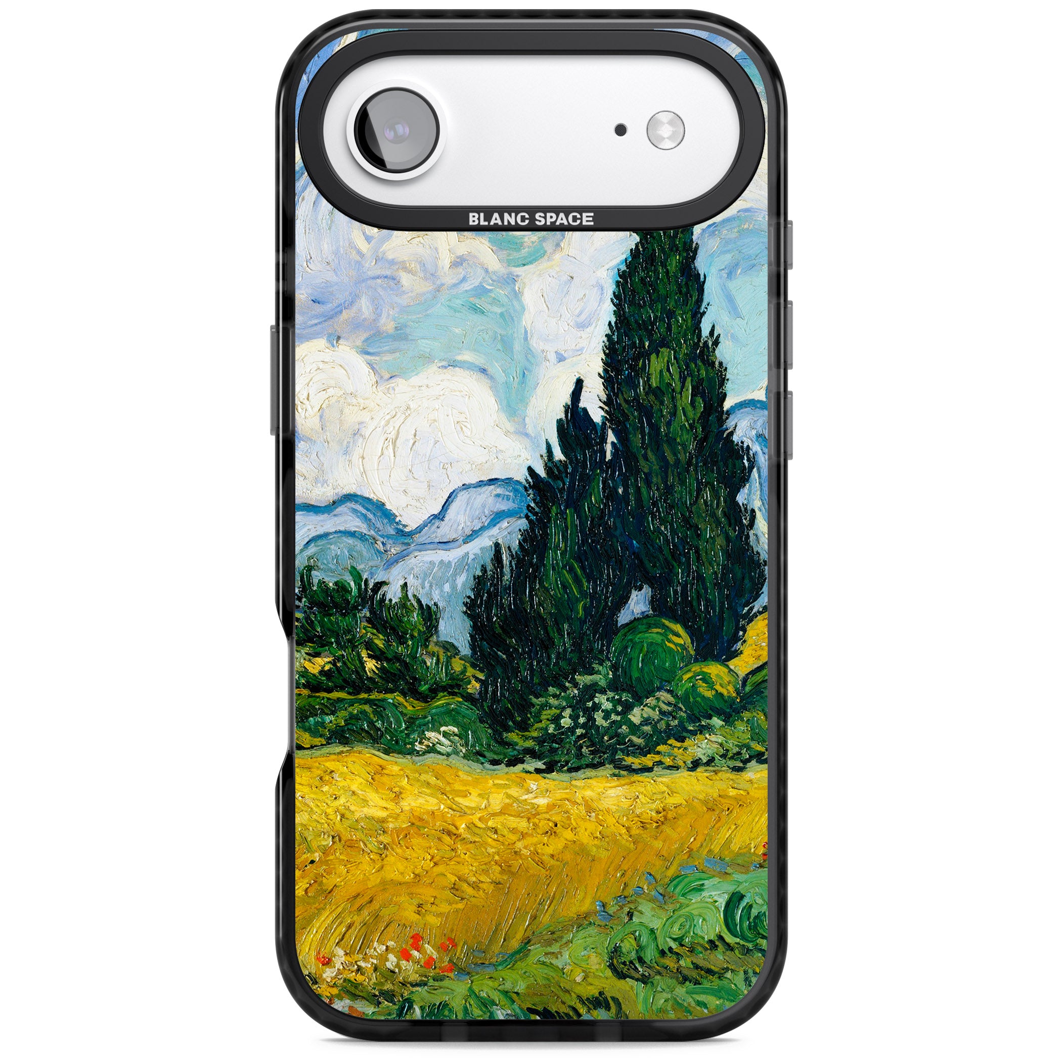 Wheat Field With Cypresses By Vincent Van Gogh iPhone 17 Air Impact Pro Black Phone Case