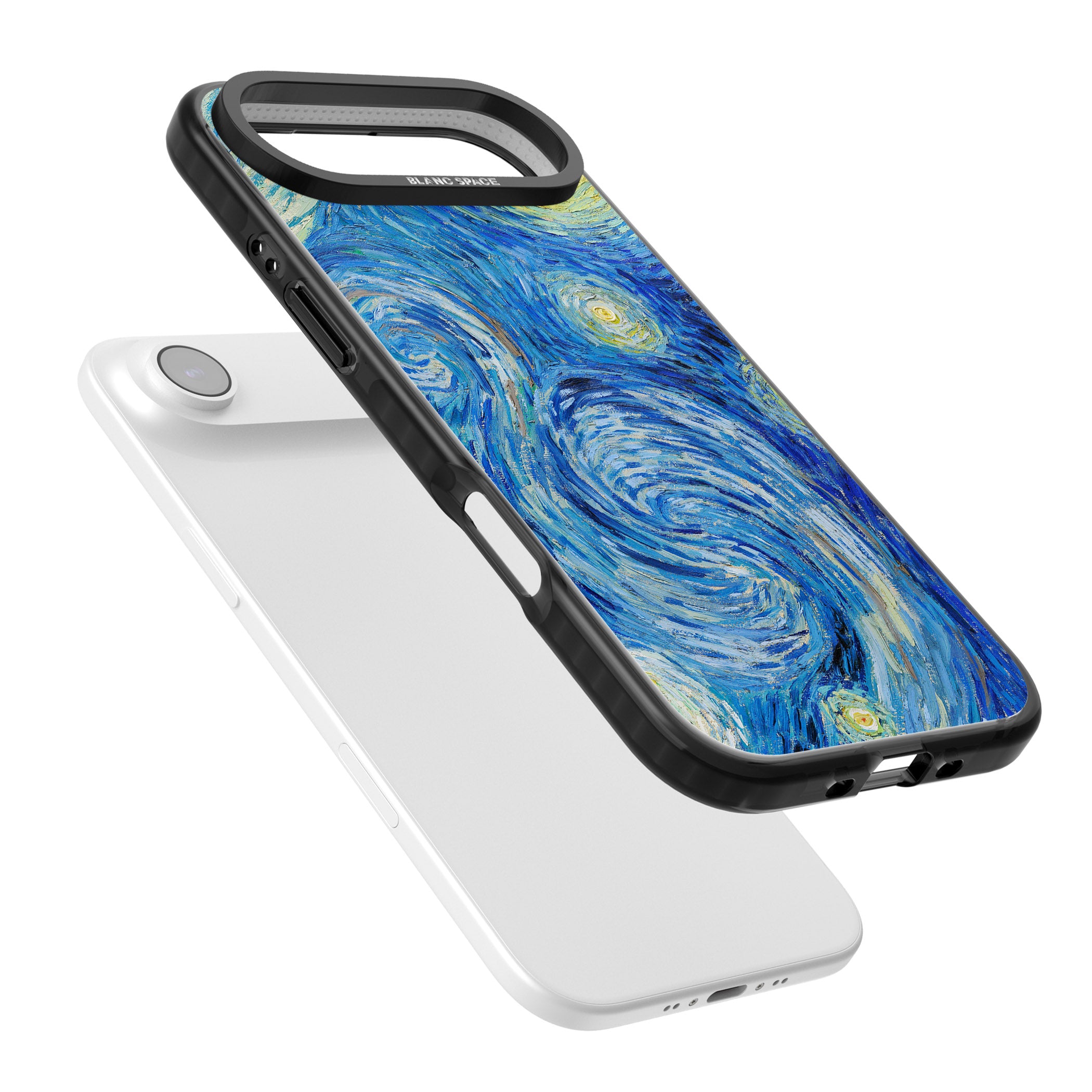 The Starry Night By Vincent Van Gogh iPhone 17 Air Impact Pro Black Phone Case Colours