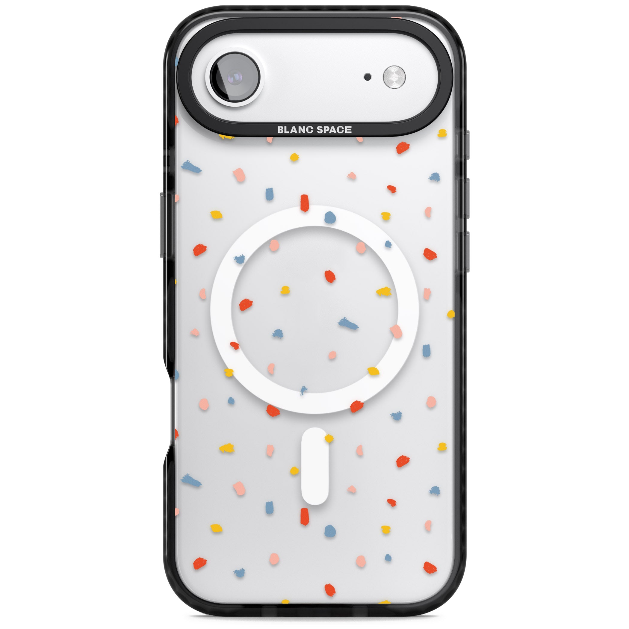 Small Confetti iPhone 17 Air Impact Pro Black Phone Case
