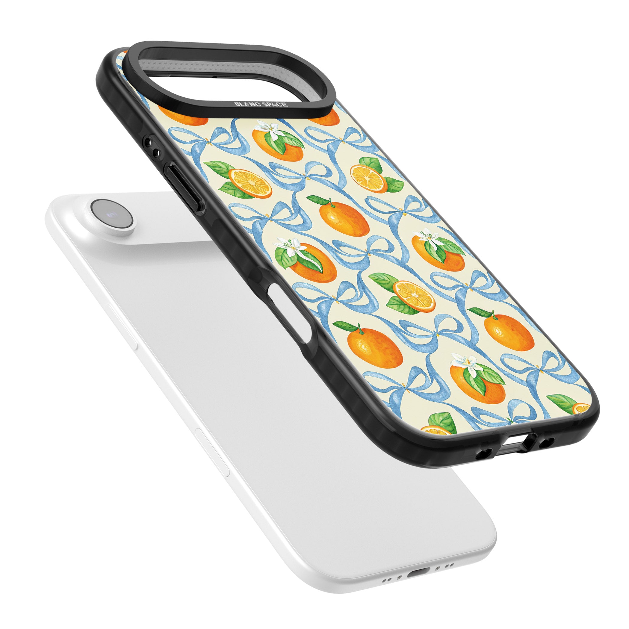 Bows & Clementines iPhone 17 Air Impact Pro Black Phone Case Colours