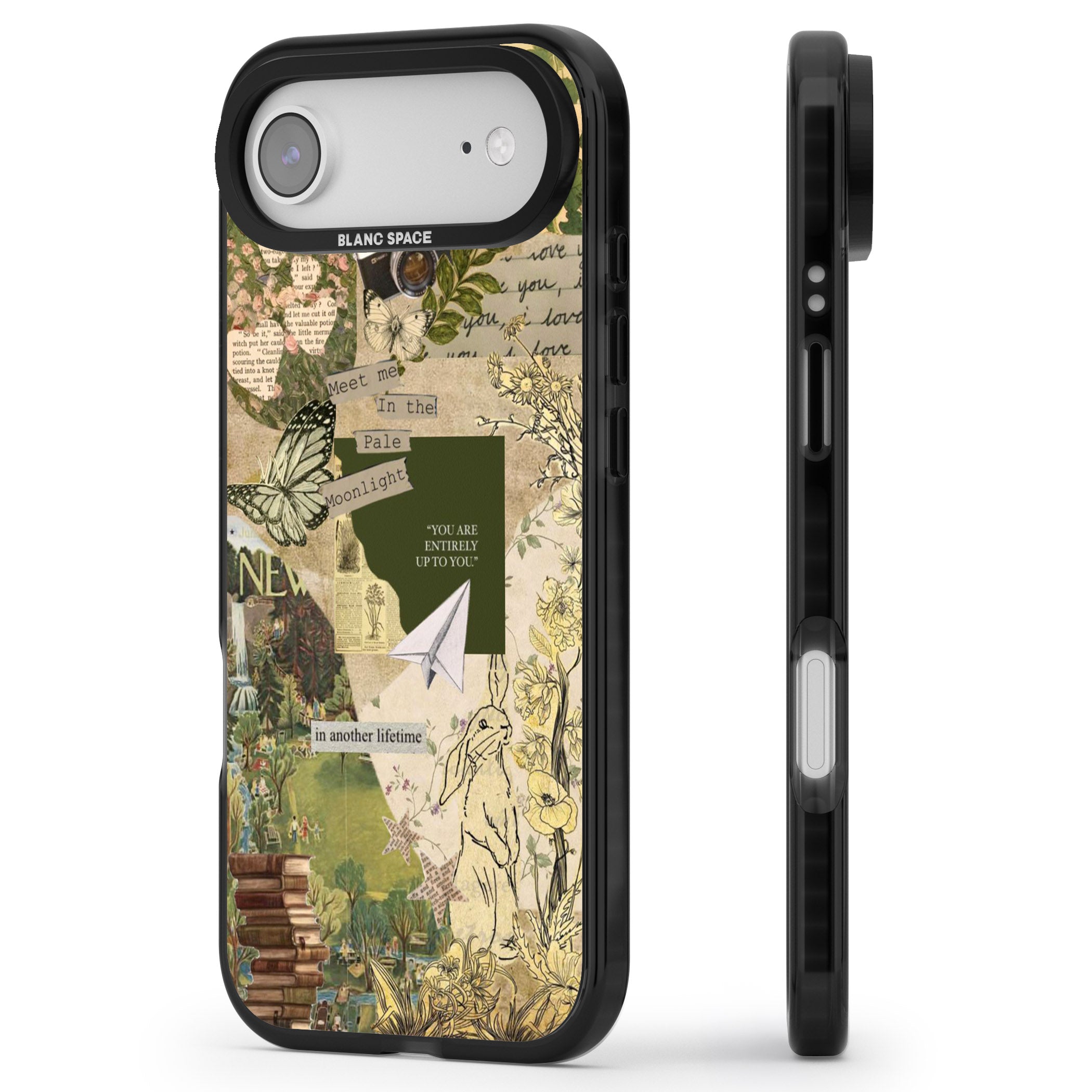 Country Wonderland iPhone 17 Air Impact Pro Black Phone Case Side Profile