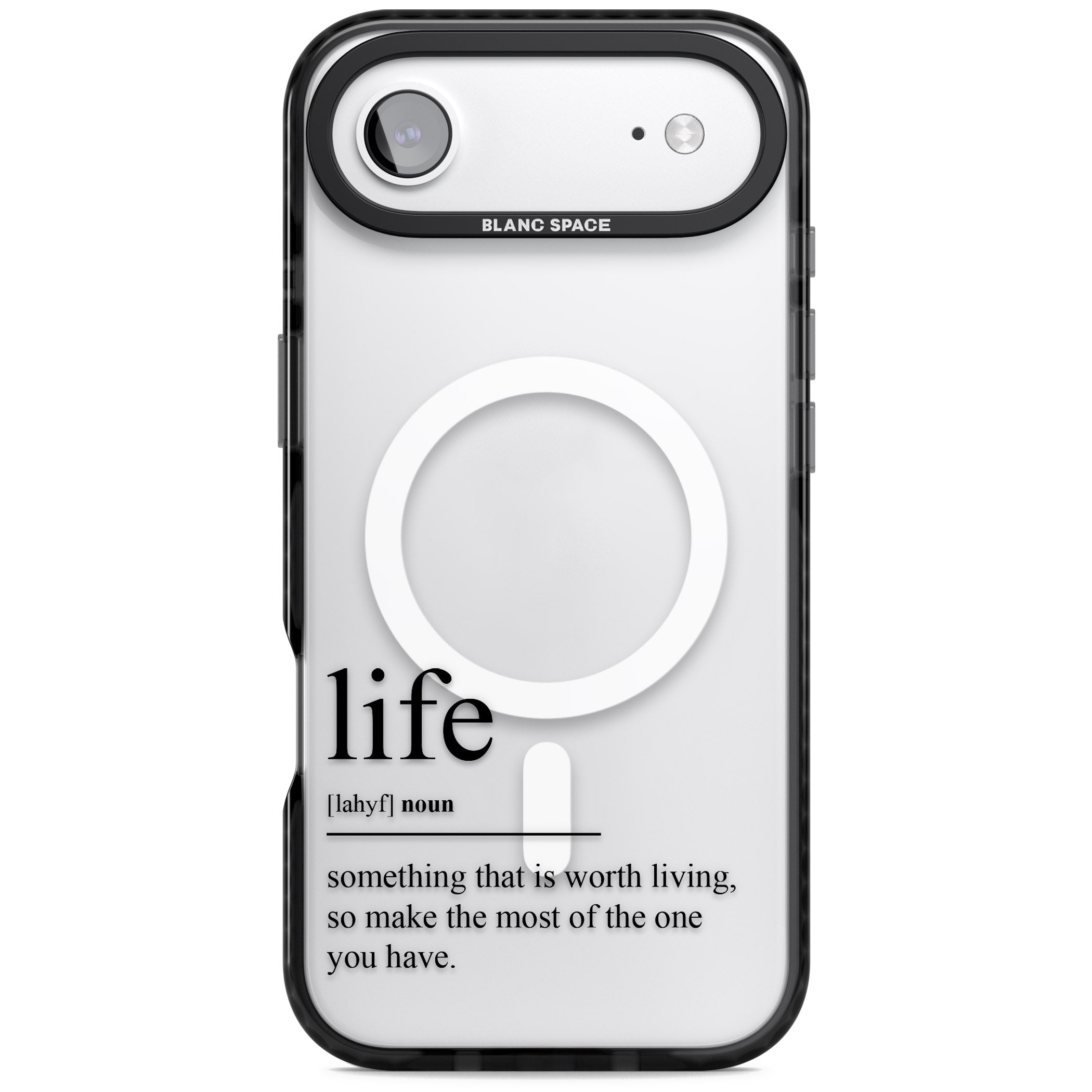 Life iPhone 17 Air Impact Pro Black Phone Case