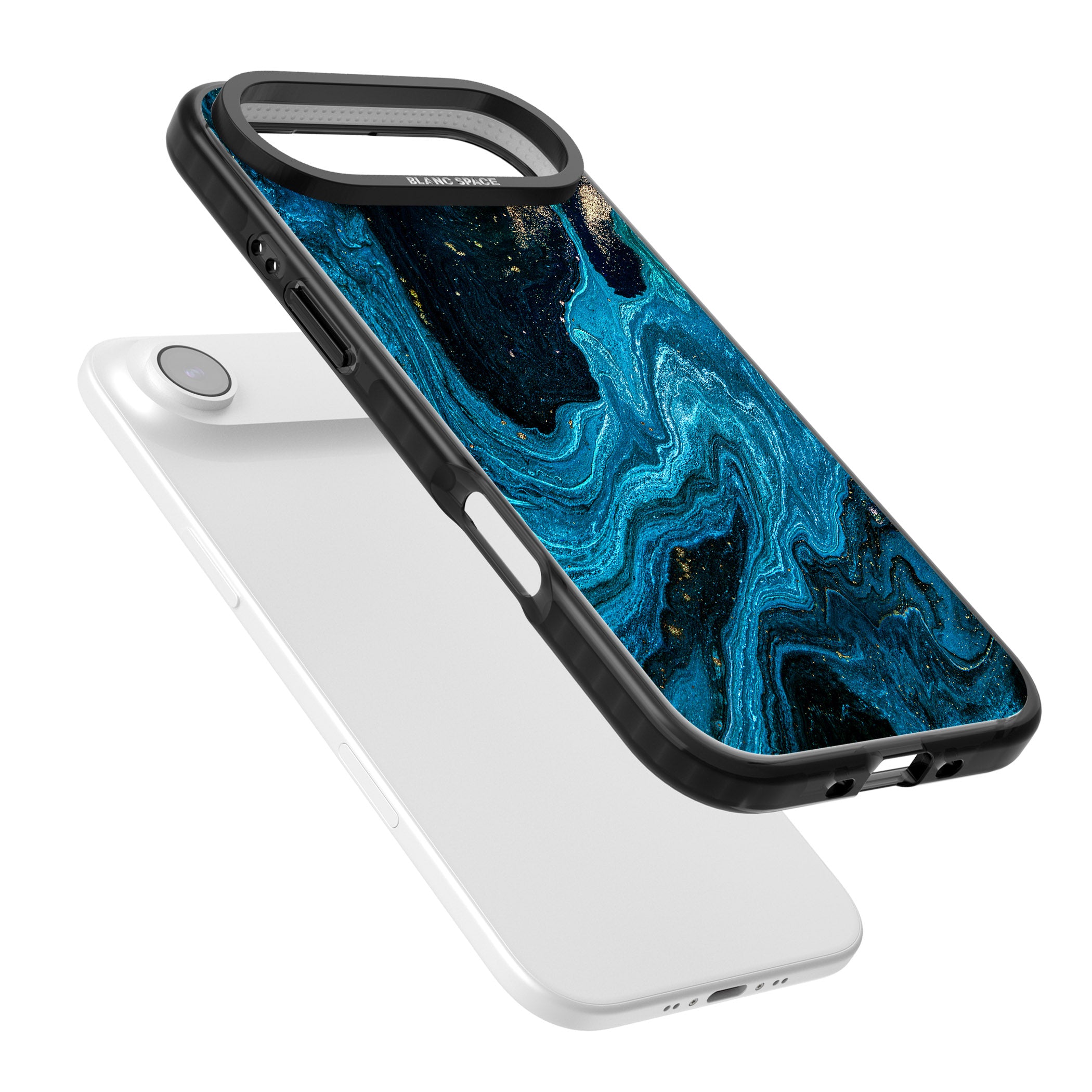 Saphire Lagoon iPhone 17 Air Impact Pro Black Phone Case Colours