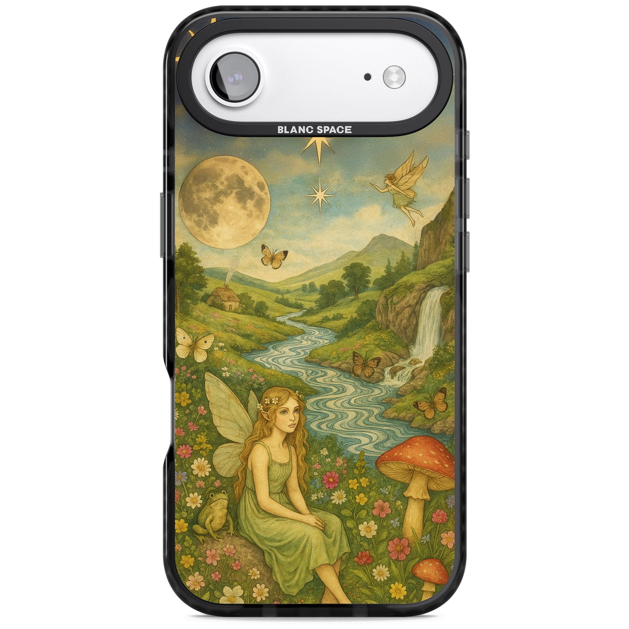 Nature Fairy iPhone 17 Air Impact Pro Black Phone Case