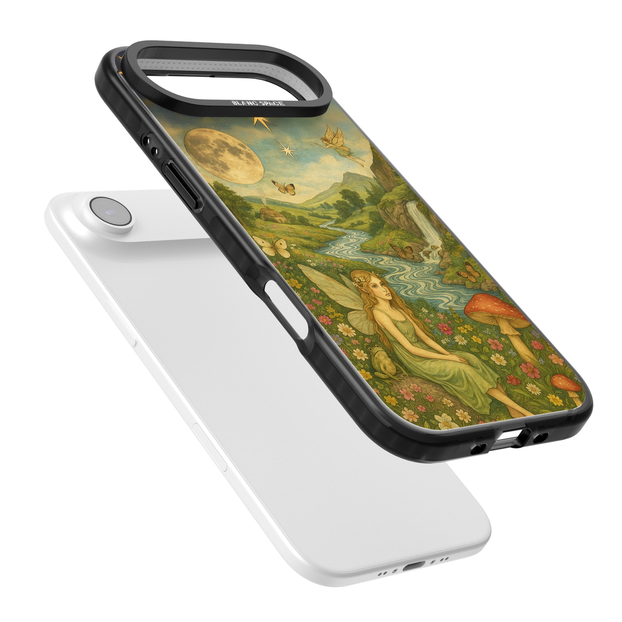 Nature Fairy iPhone 17 Air Impact Pro Black Phone Case Colours