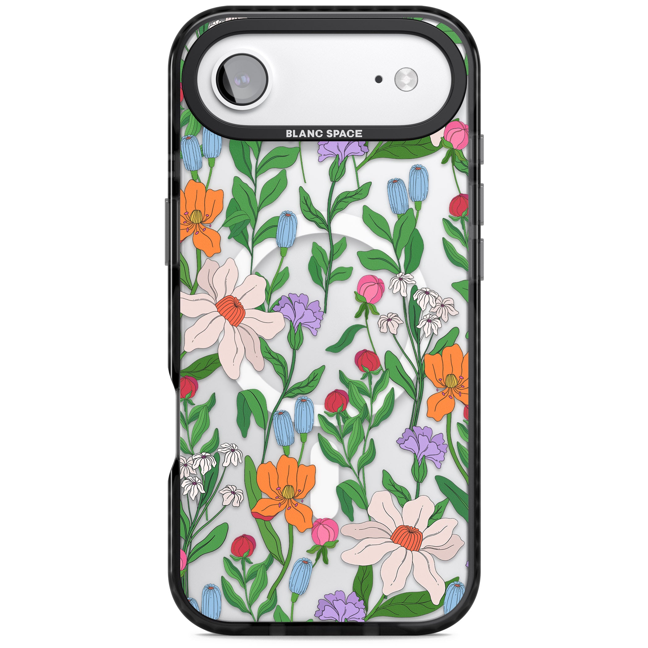 Full Bloom iPhone 17 Air Impact Pro Black Phone Case