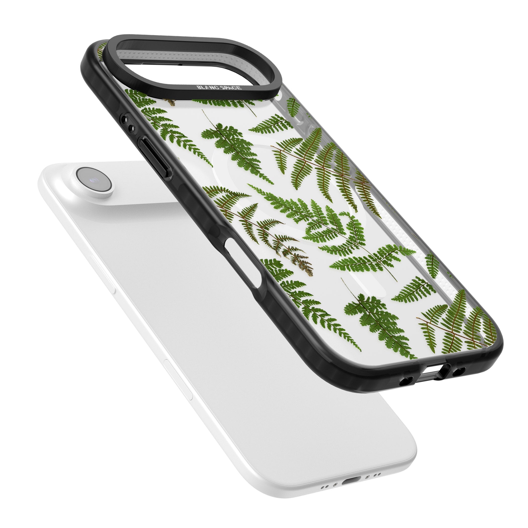 Leafy Ferns iPhone 17 Air Impact Pro Black Phone Case Colours