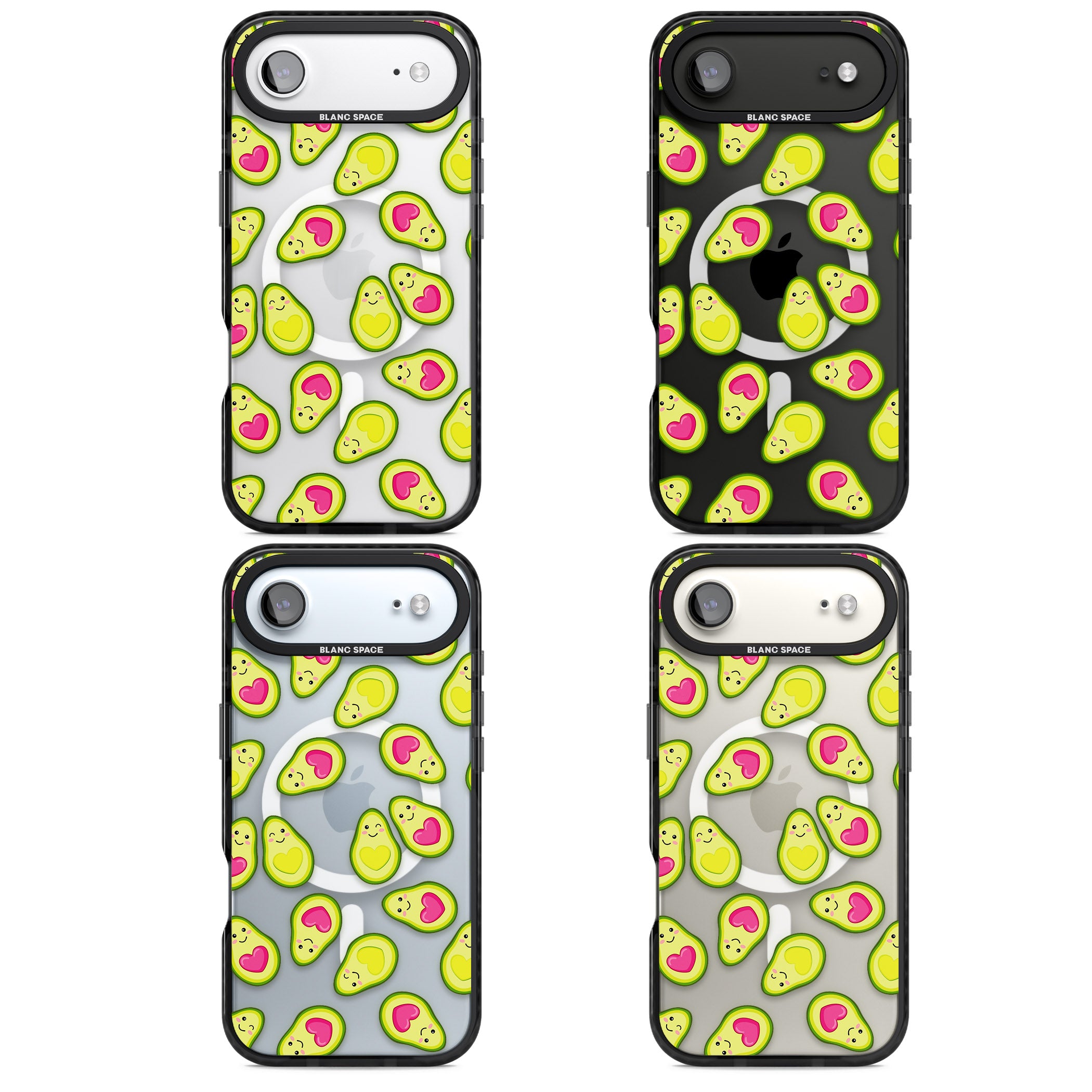 Avocado Love iPhone 17 Air Impact Pro Black Phone Case APT Impact Protection