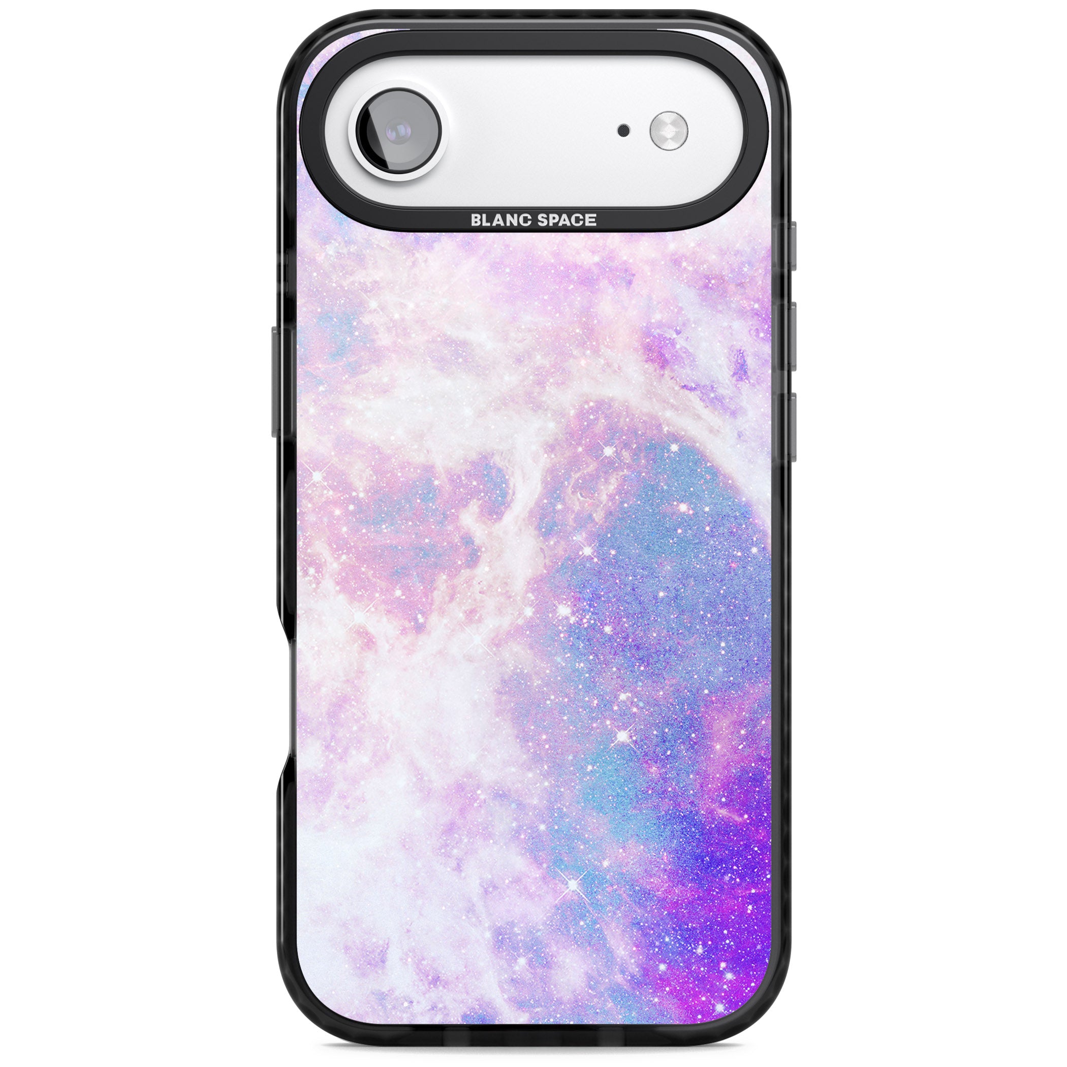 Pastel Galaxy iPhone 17 Air Impact Pro Black Phone Case
