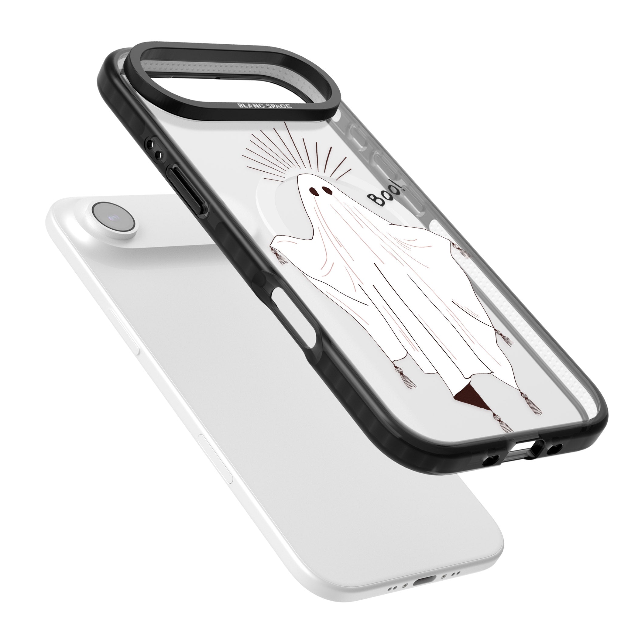 Boo! iPhone 17 Air Impact Pro Black Phone Case Colours