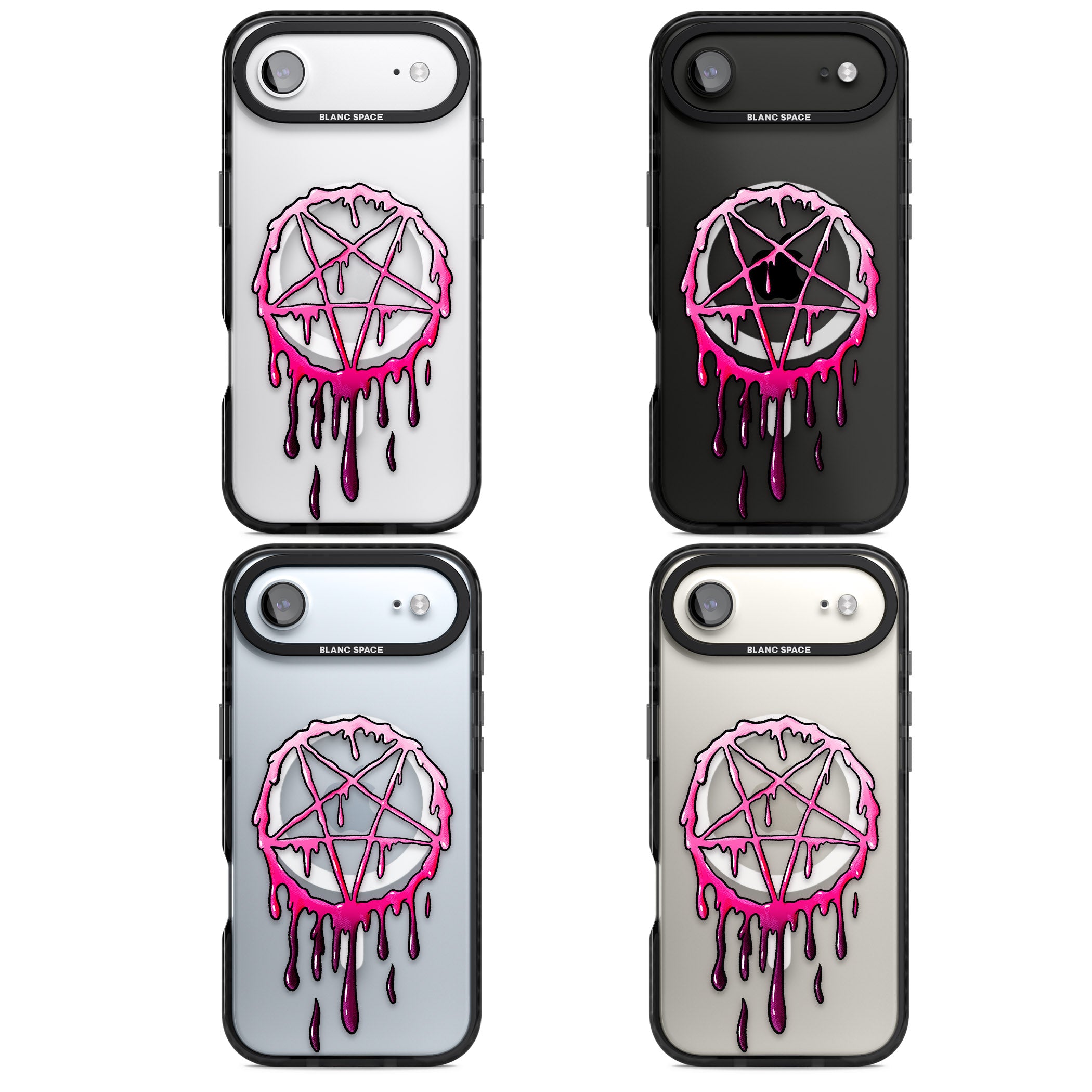 Pentagram Of Blood iPhone 17 Air Impact Pro Black Phone Case APT Impact Protection