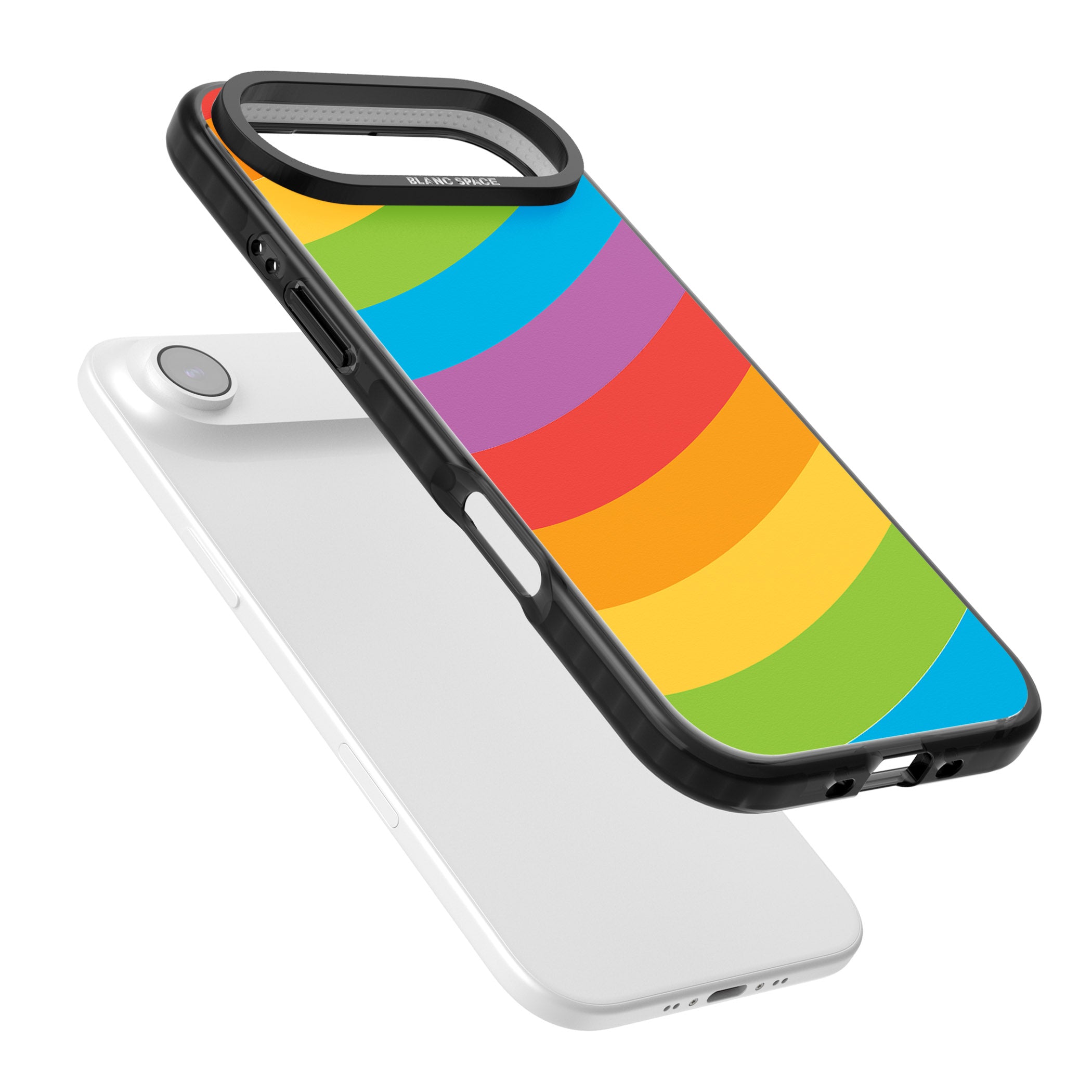 Lucky Rainbow iPhone 17 Air Impact Pro Black Phone Case Colours