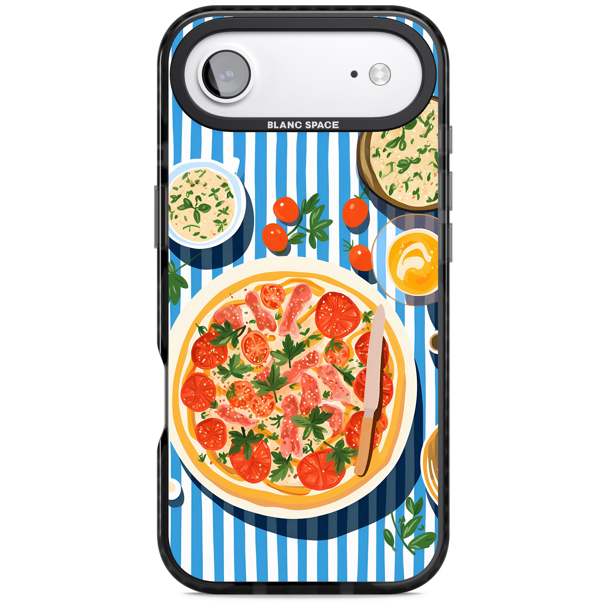 Italian Platter iPhone 17 Air Impact Pro Black Phone Case