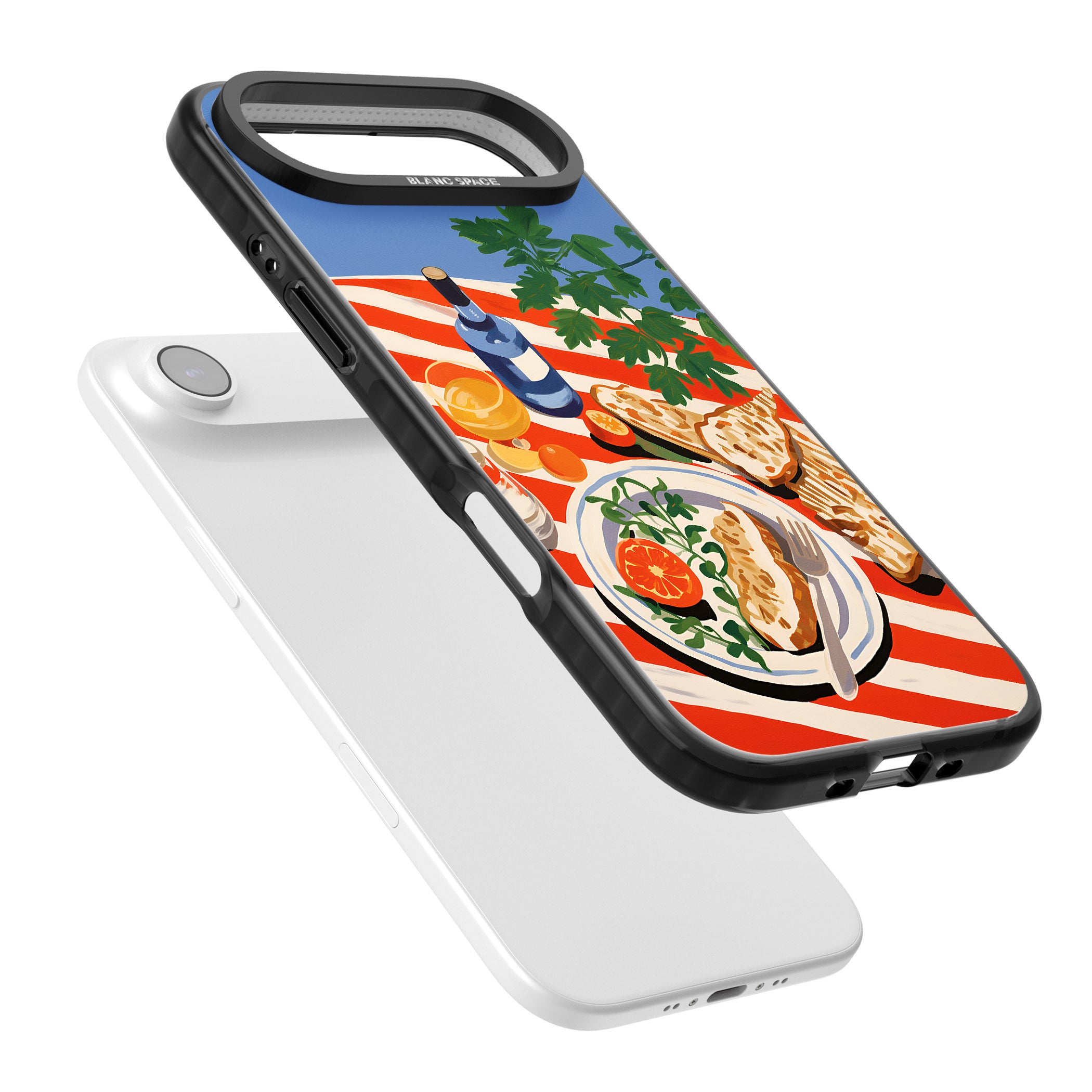 Mediterranean Lunch Table iPhone 17 Air Impact Pro Black Phone Case Colours