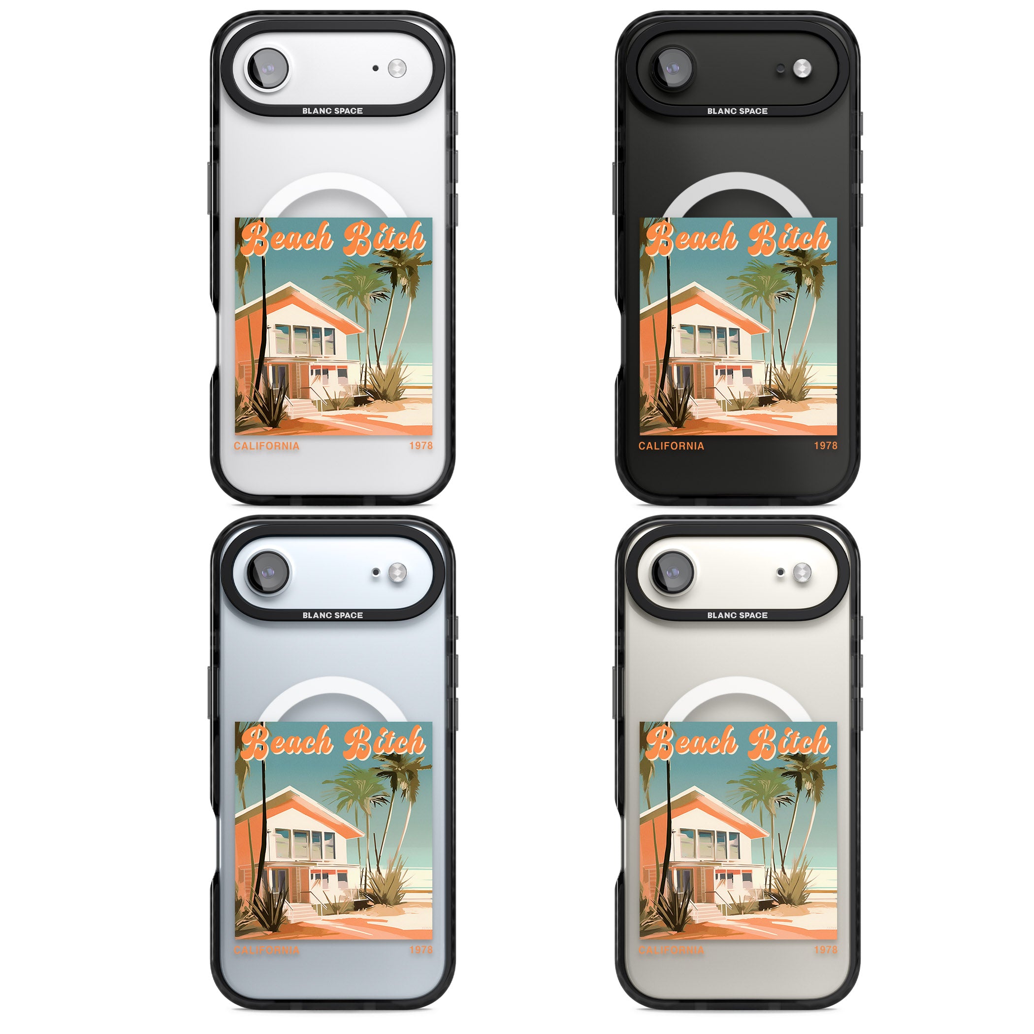 Beach B*tch iPhone 17 Air Impact Pro Black Phone Case APT Impact Protection