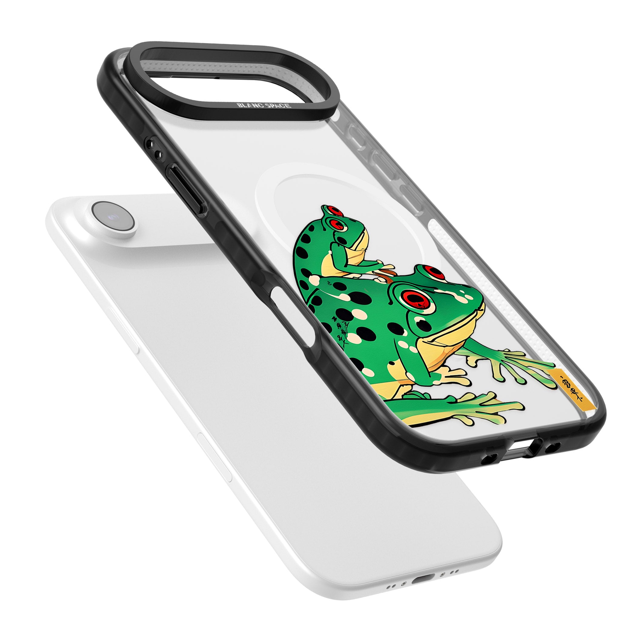 Matsumoto Hoji Frog Green iPhone 17 Air Impact Pro Black Phone Case Colours