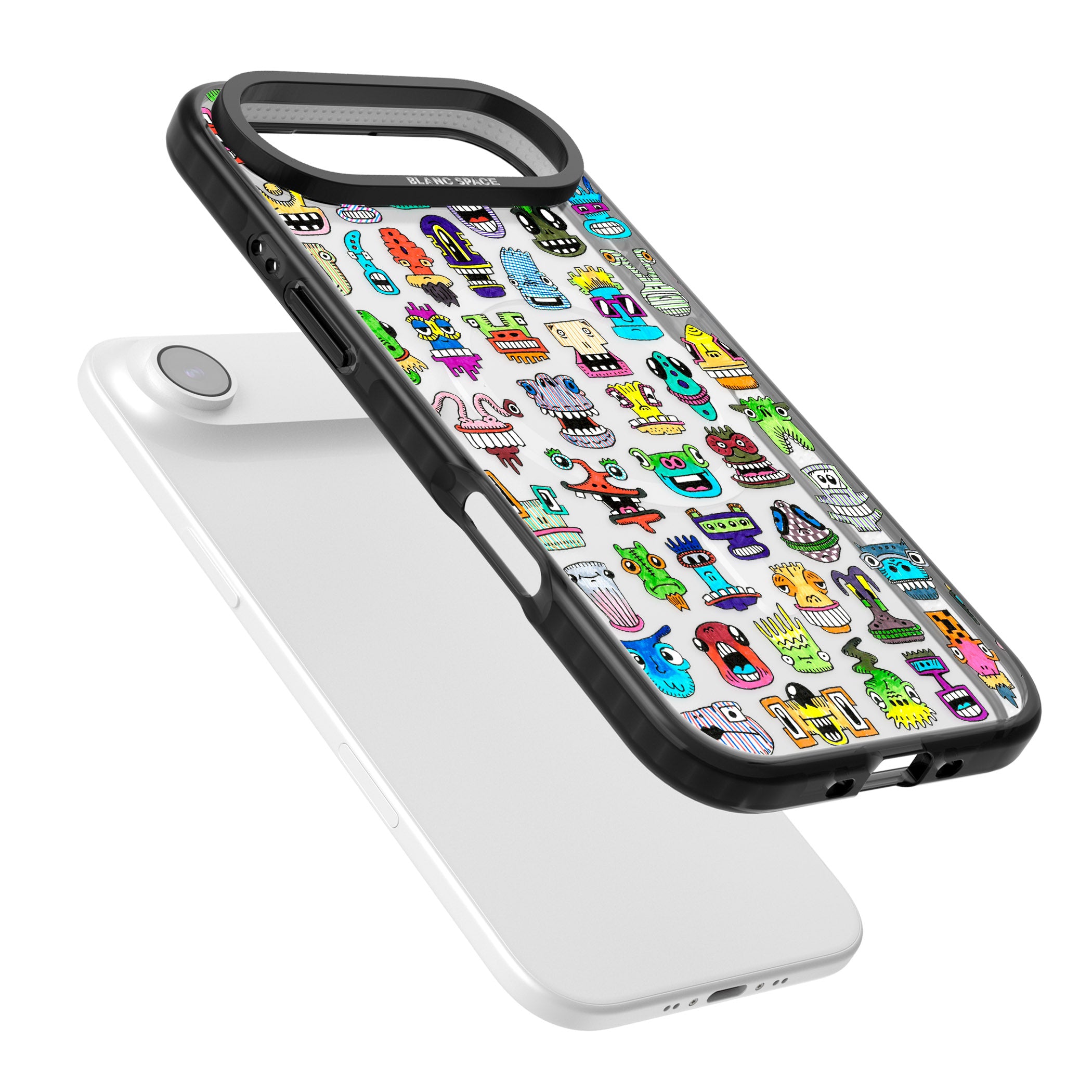 Familiar Faces iPhone 17 Air Impact Pro Black Phone Case Colours
