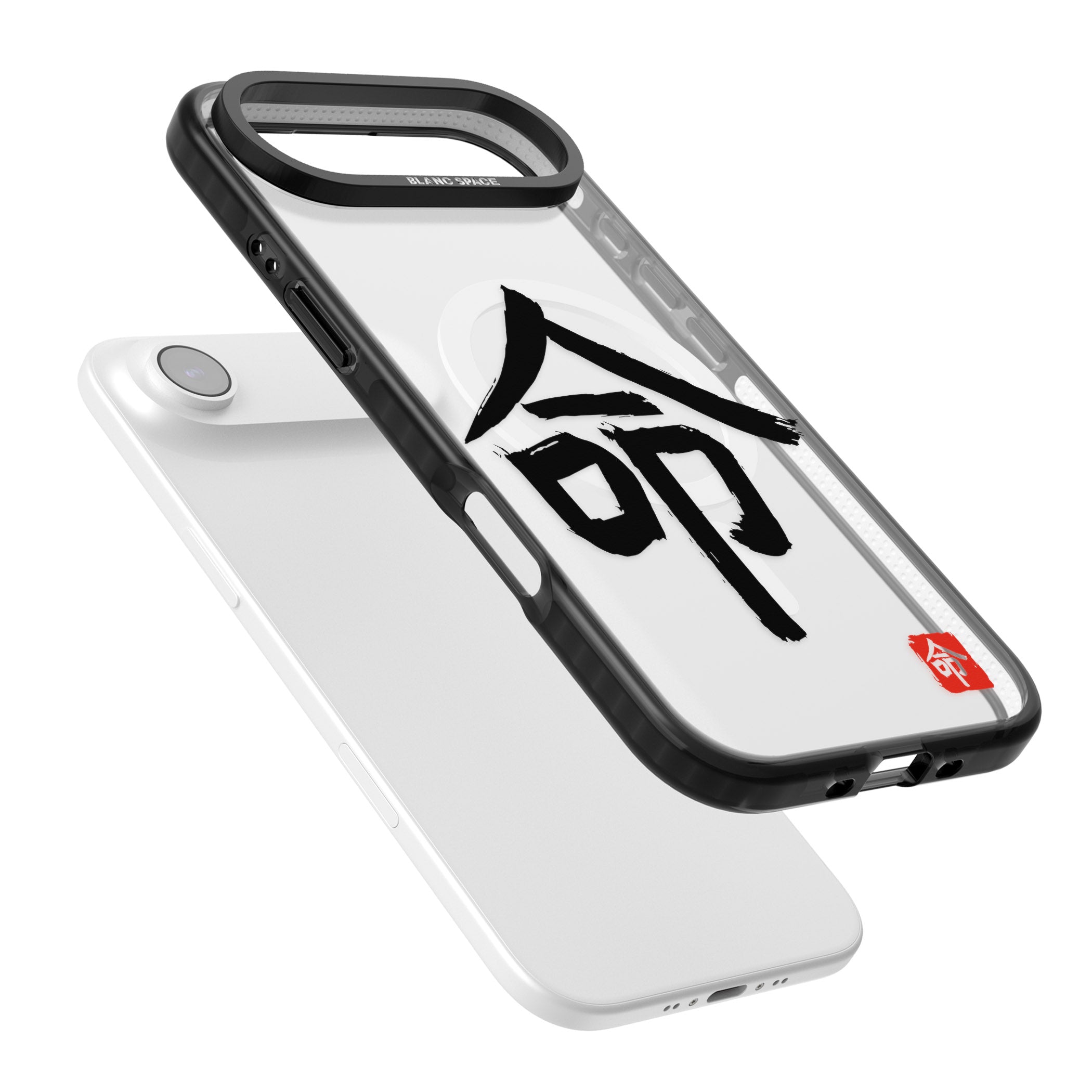 Japanese Kanji Life iPhone 17 Air Impact Pro Black Phone Case Colours