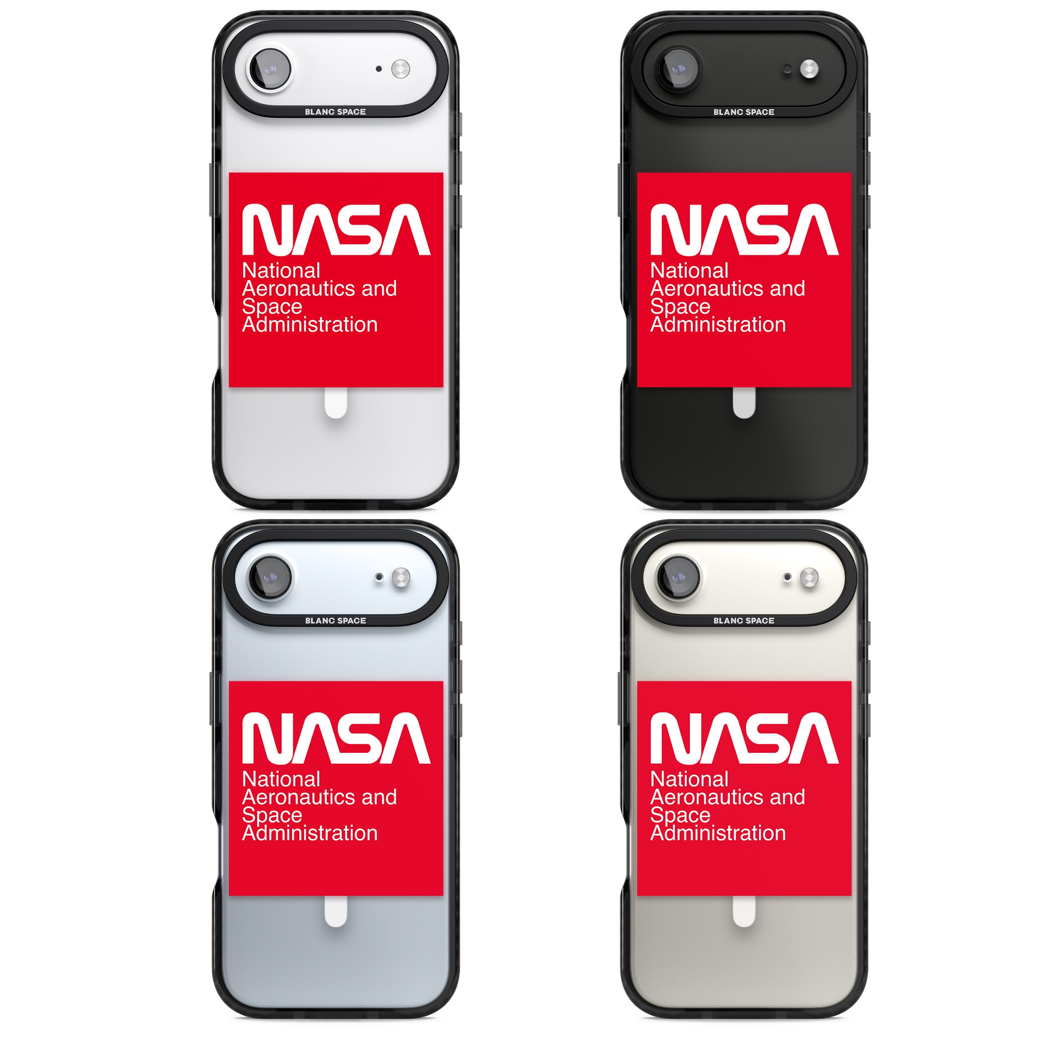 Nasa The Worm Box iPhone 17 Air Impact Pro Black Phone Case APT Impact Protection