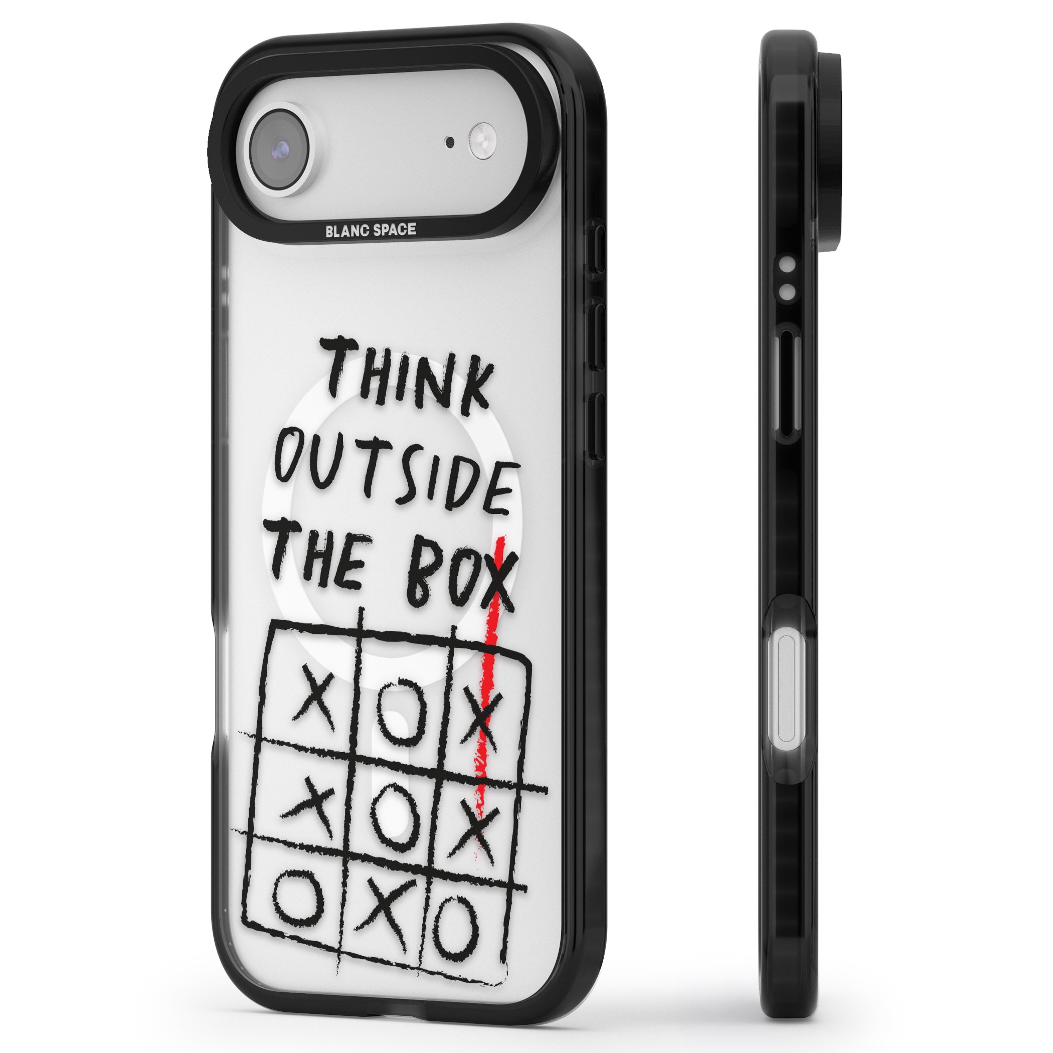 Think Outside The Box iPhone 17 Air Impact Pro Black Phone Case Side Profile