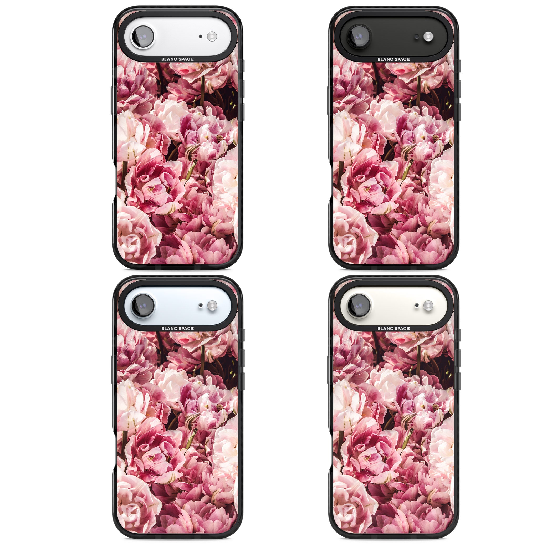 Petal Blush iPhone 17 Air Impact Pro Black Phone Case APT Impact Protection