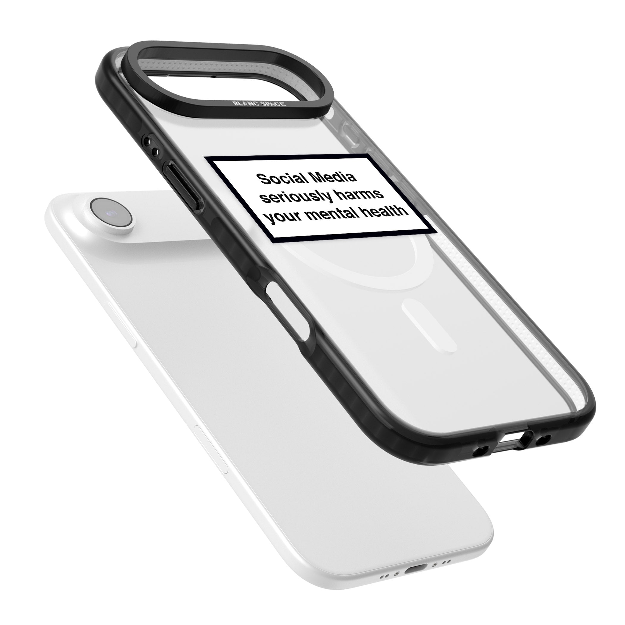 Social Media Quote iPhone 17 Air Impact Pro Black Phone Case Colours