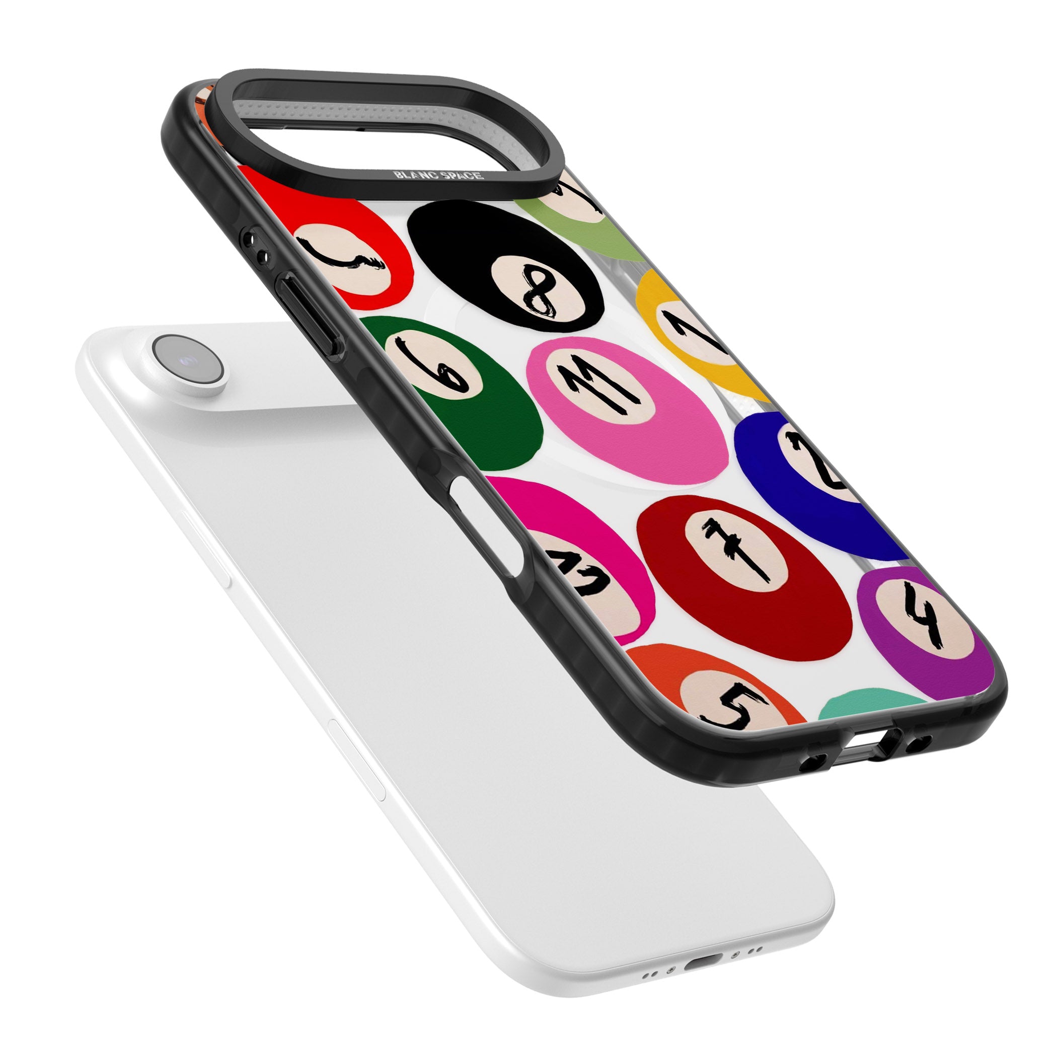 Pool Balls iPhone 17 Air Impact Pro Black Phone Case Colours