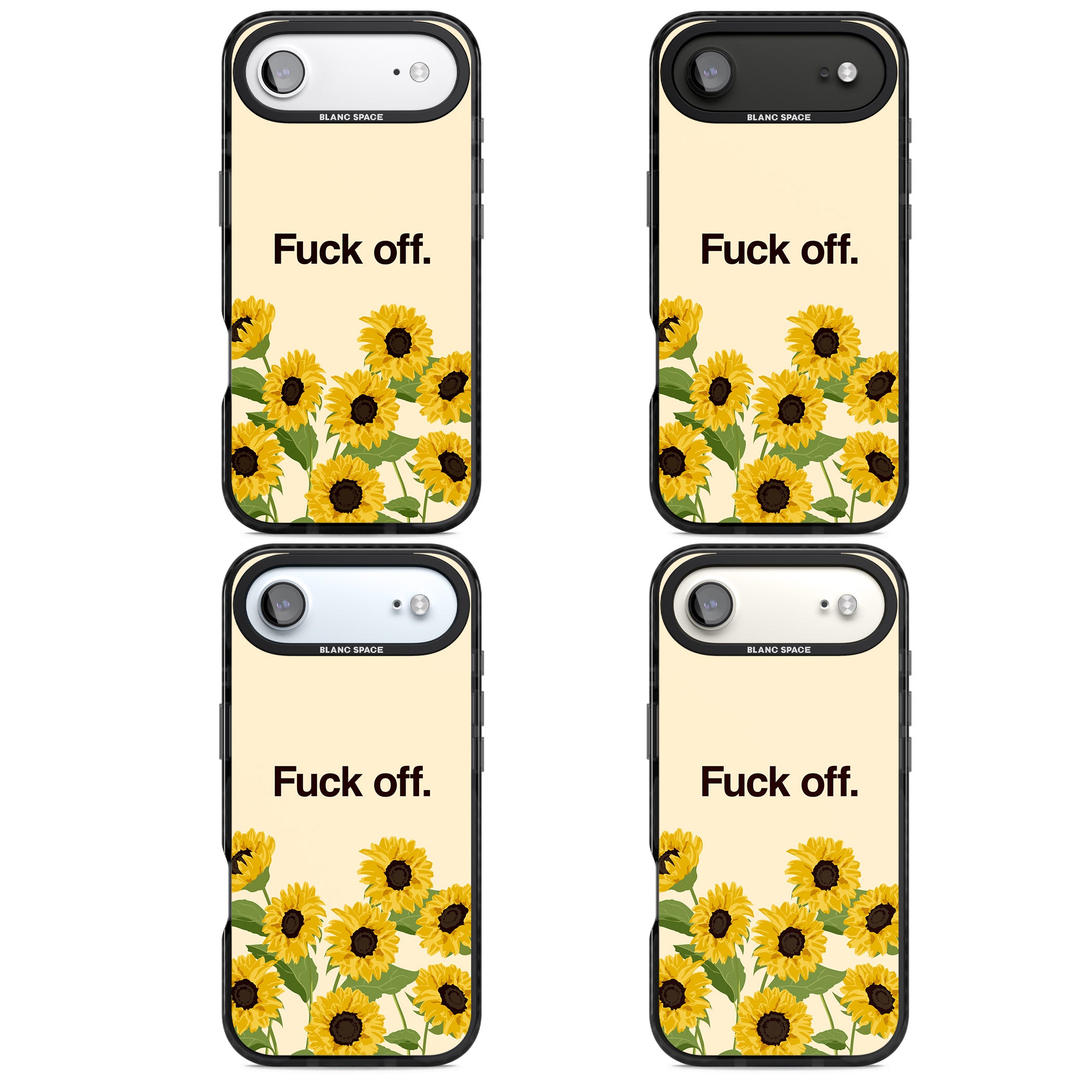 F*Ck Off iPhone 17 Air Impact Pro Black Phone Case APT Impact Protection