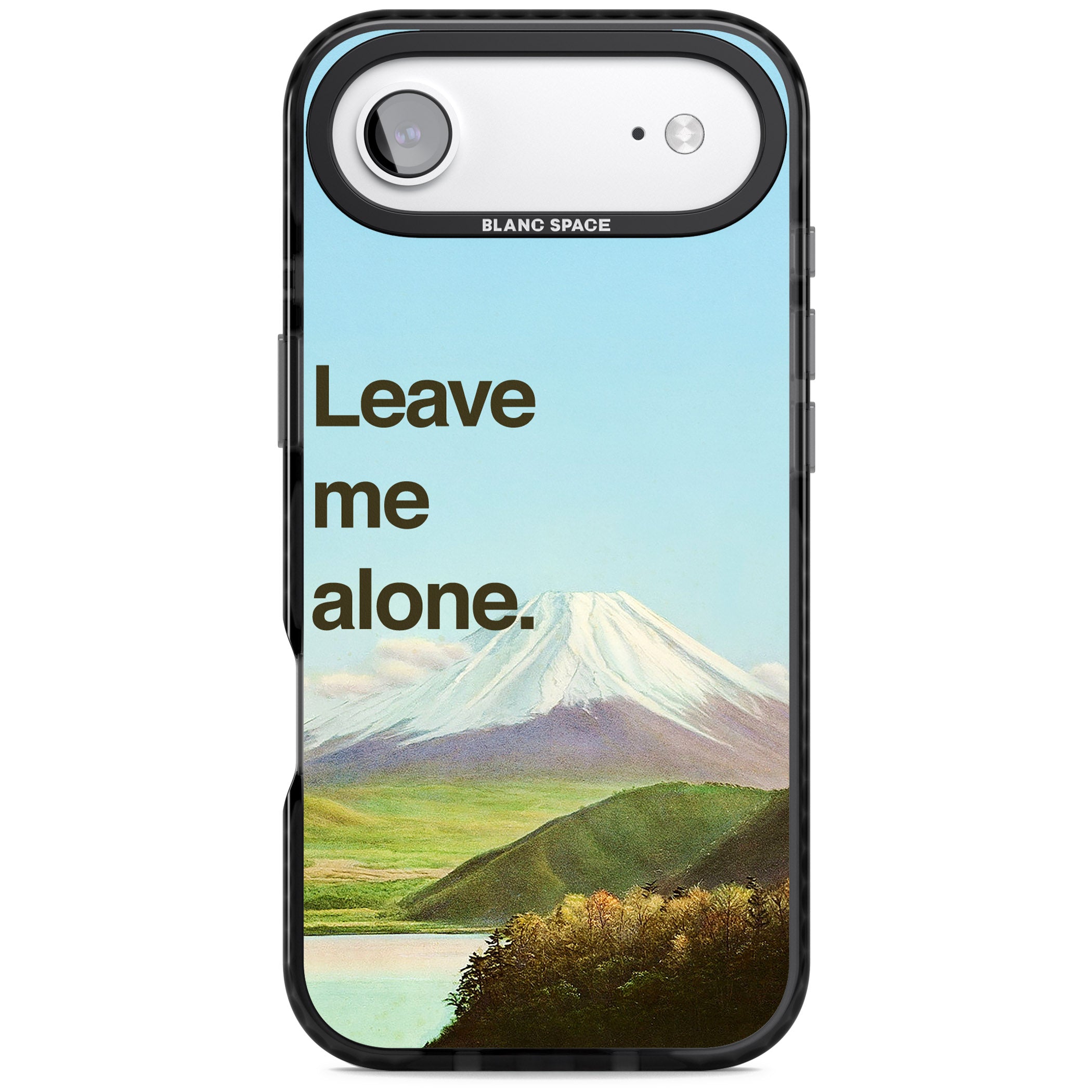 Leave Me Alone iPhone 17 Air Impact Pro Black Phone Case