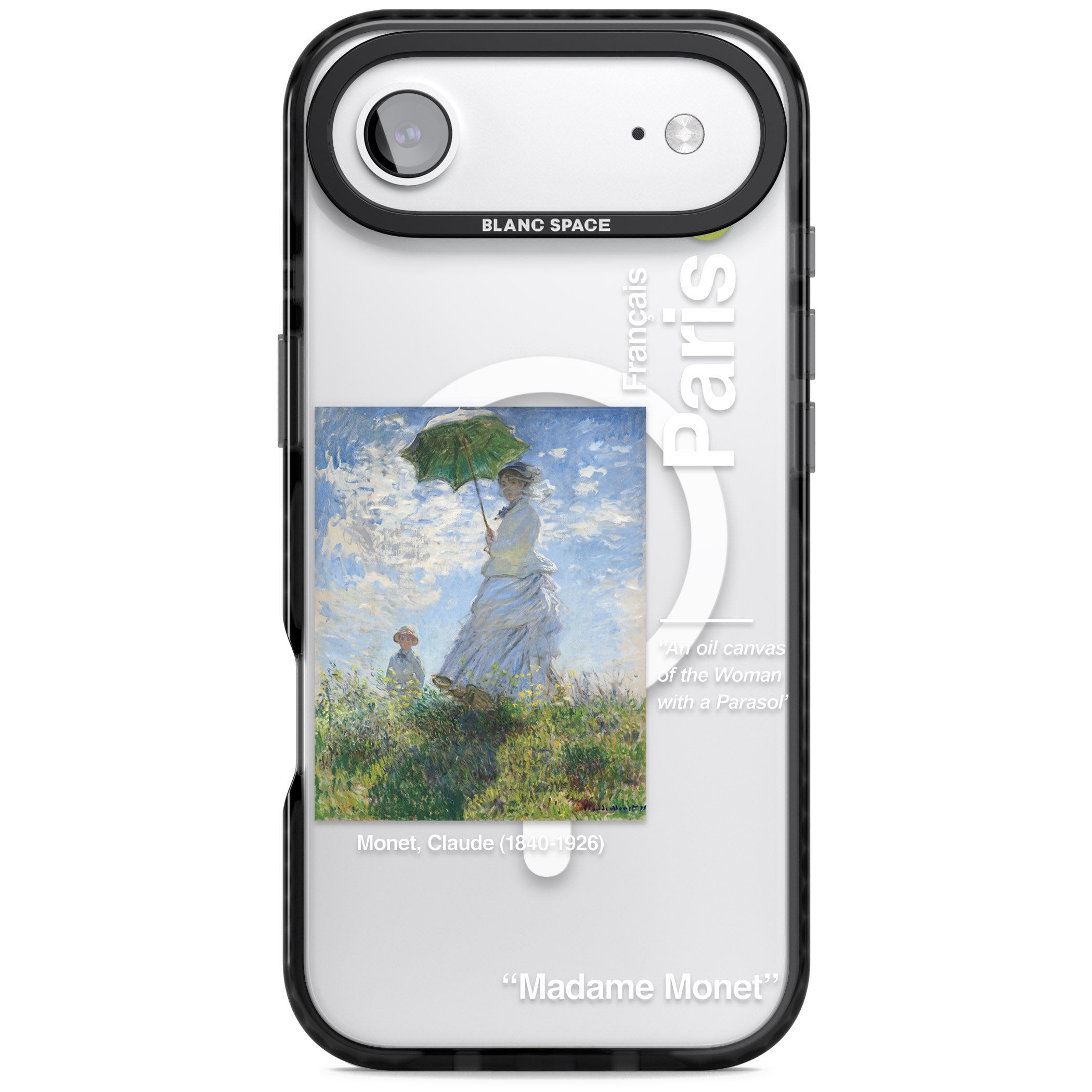 Madame Monet And Her Son iPhone 17 Air Impact Pro Black Phone Case
