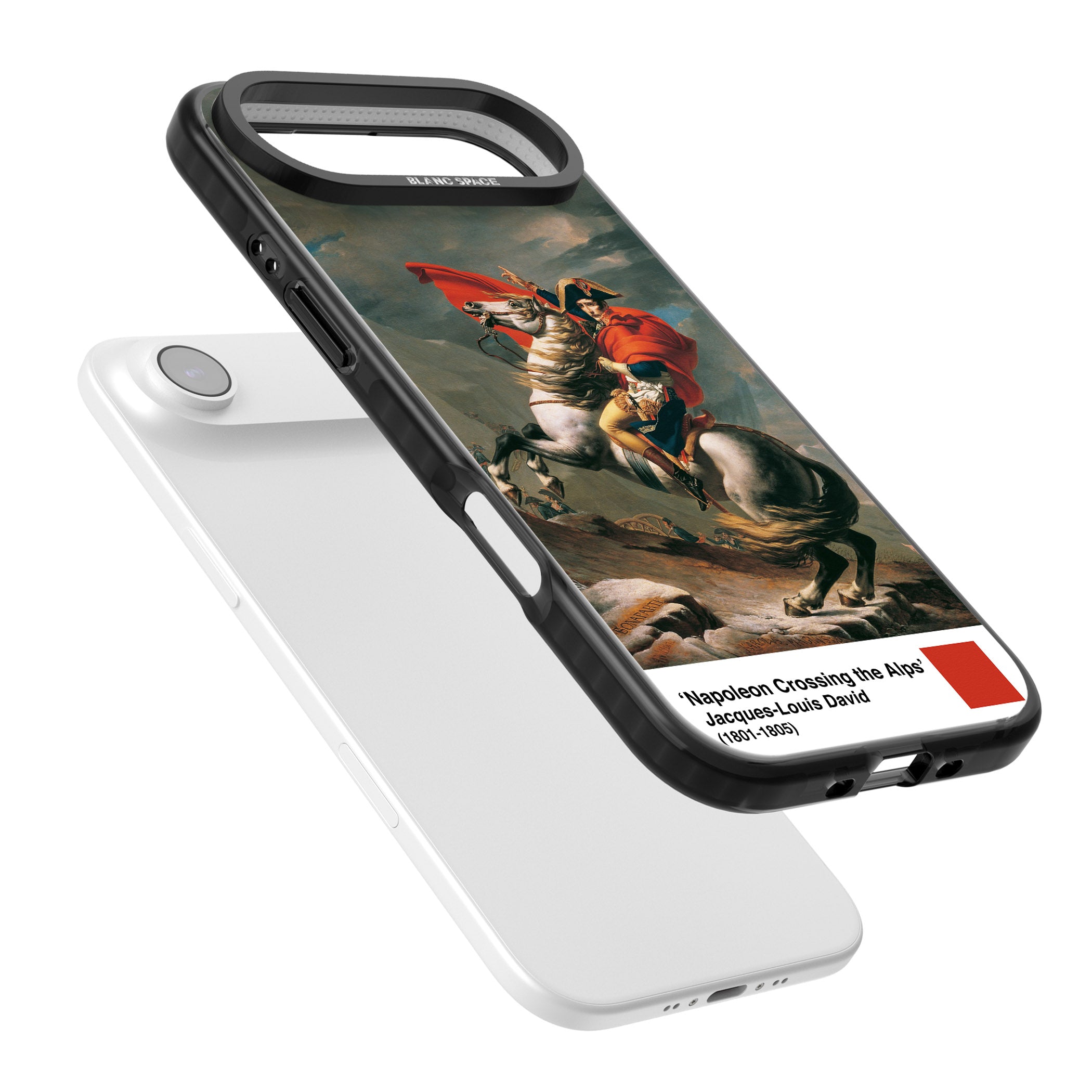 Napoleon Crossing The Alps iPhone 17 Air Impact Pro Black Phone Case Colours