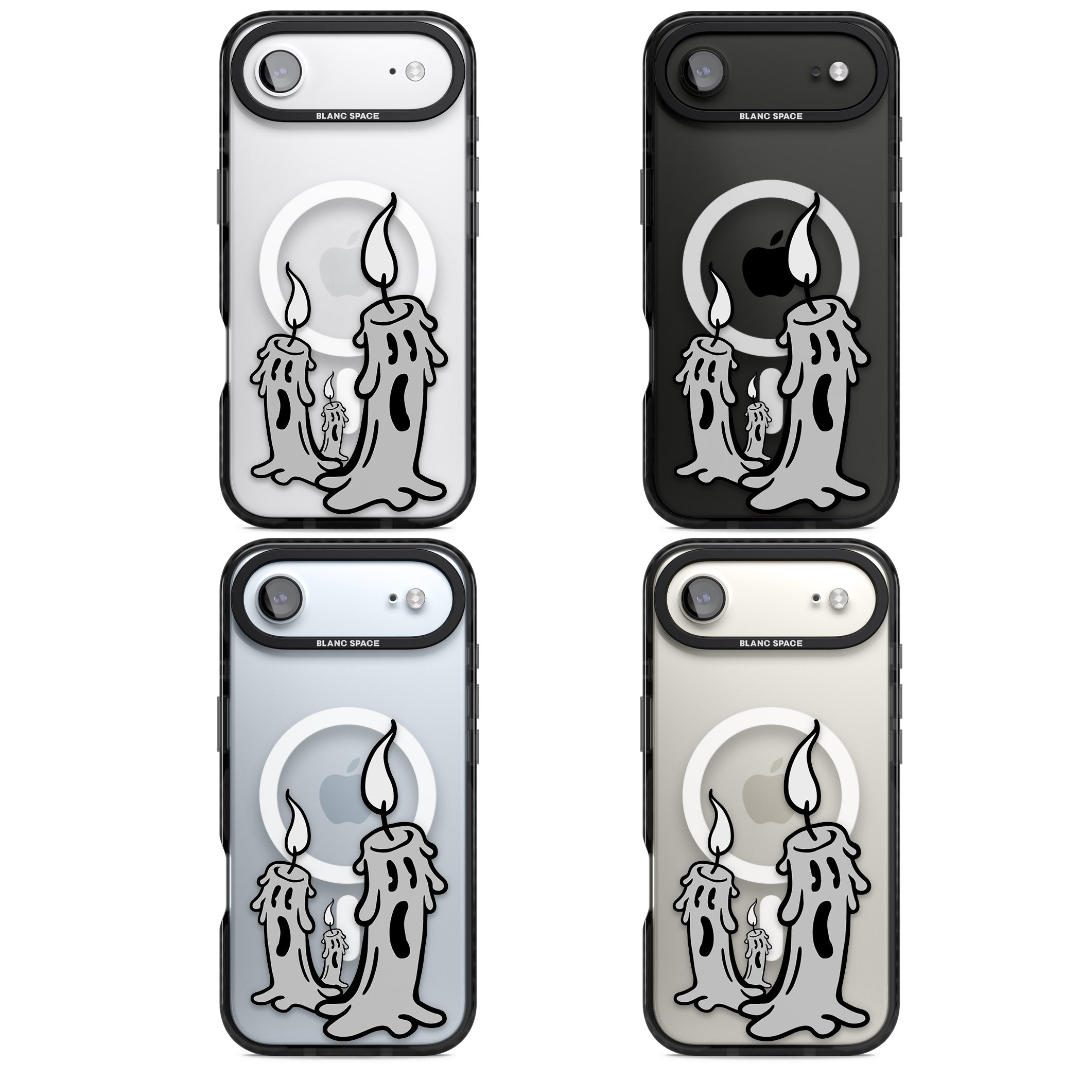 Candle Lit iPhone 17 Air Impact Pro Black Phone Case APT Impact Protection