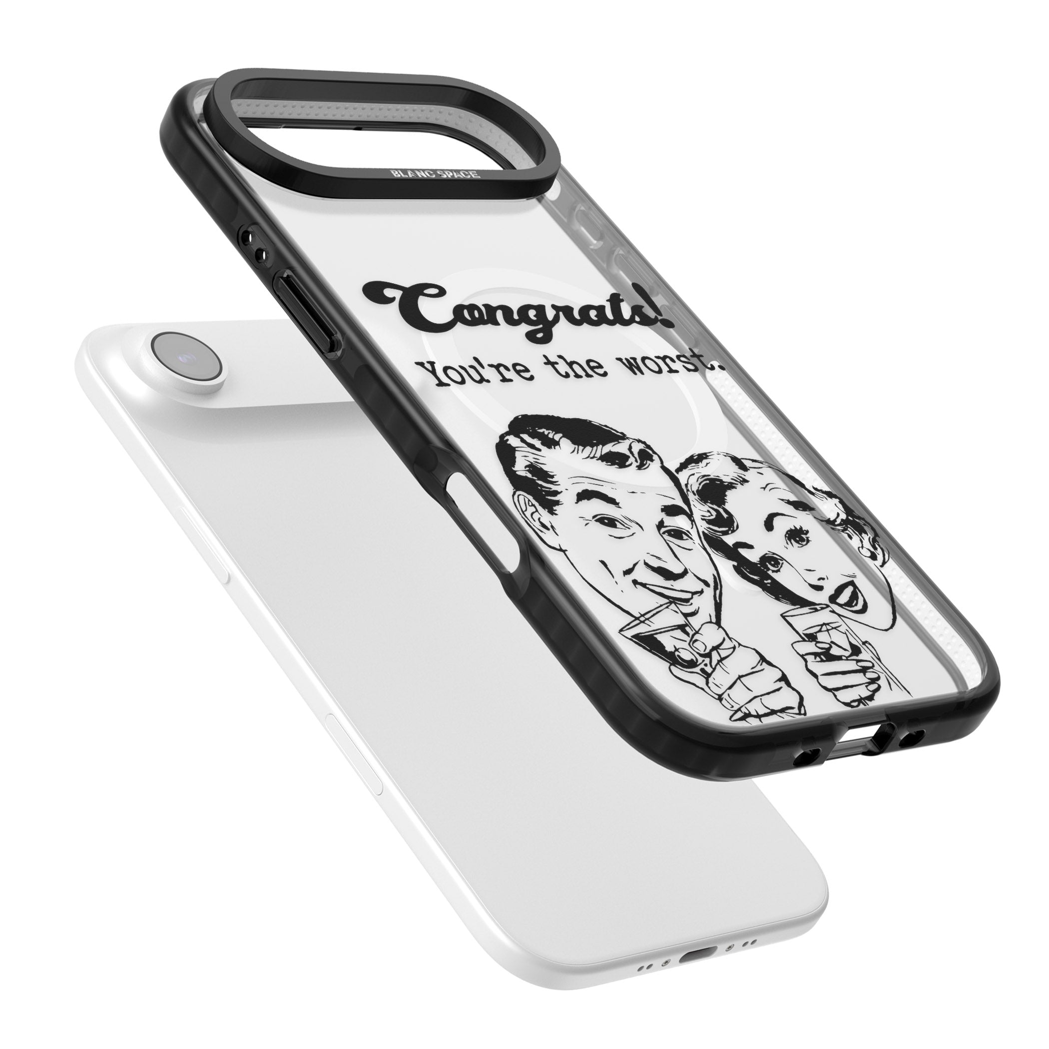 Congrats Youre The Worst iPhone 17 Air Impact Pro Black Phone Case Colours