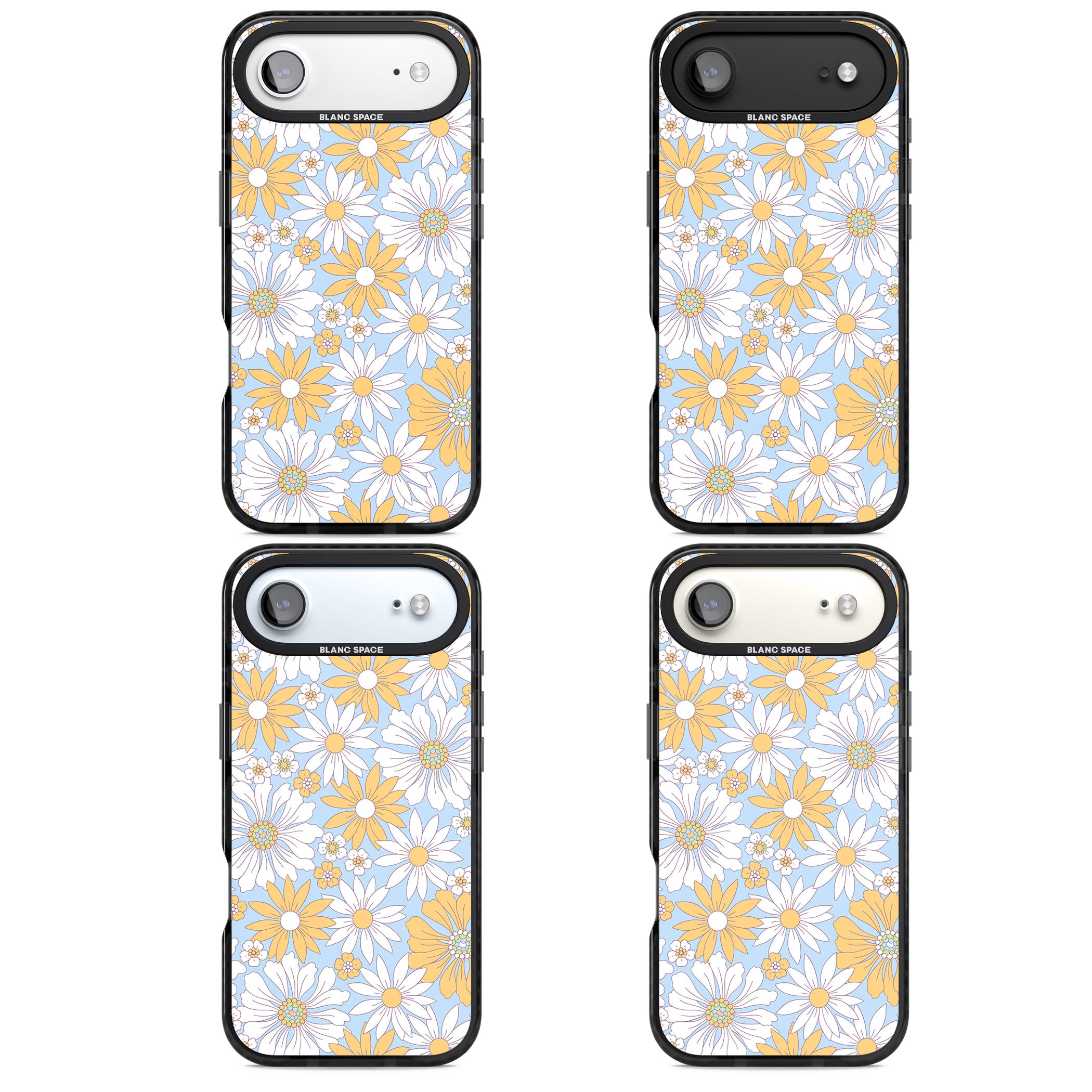 Summers Day Flower Mix iPhone 17 Air Impact Pro Black Phone Case APT Impact Protection