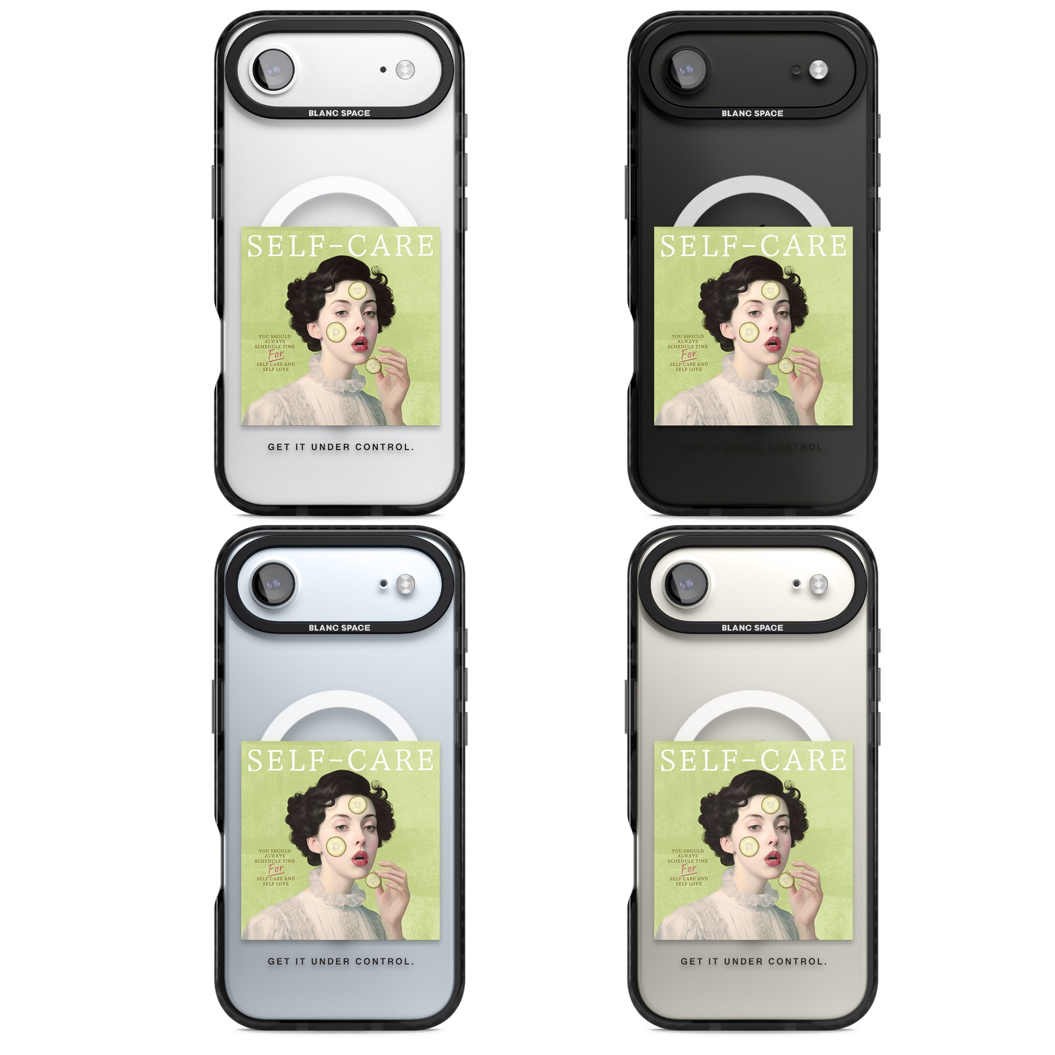 Self Care iPhone 17 Air Impact Pro Black Phone Case APT Impact Protection