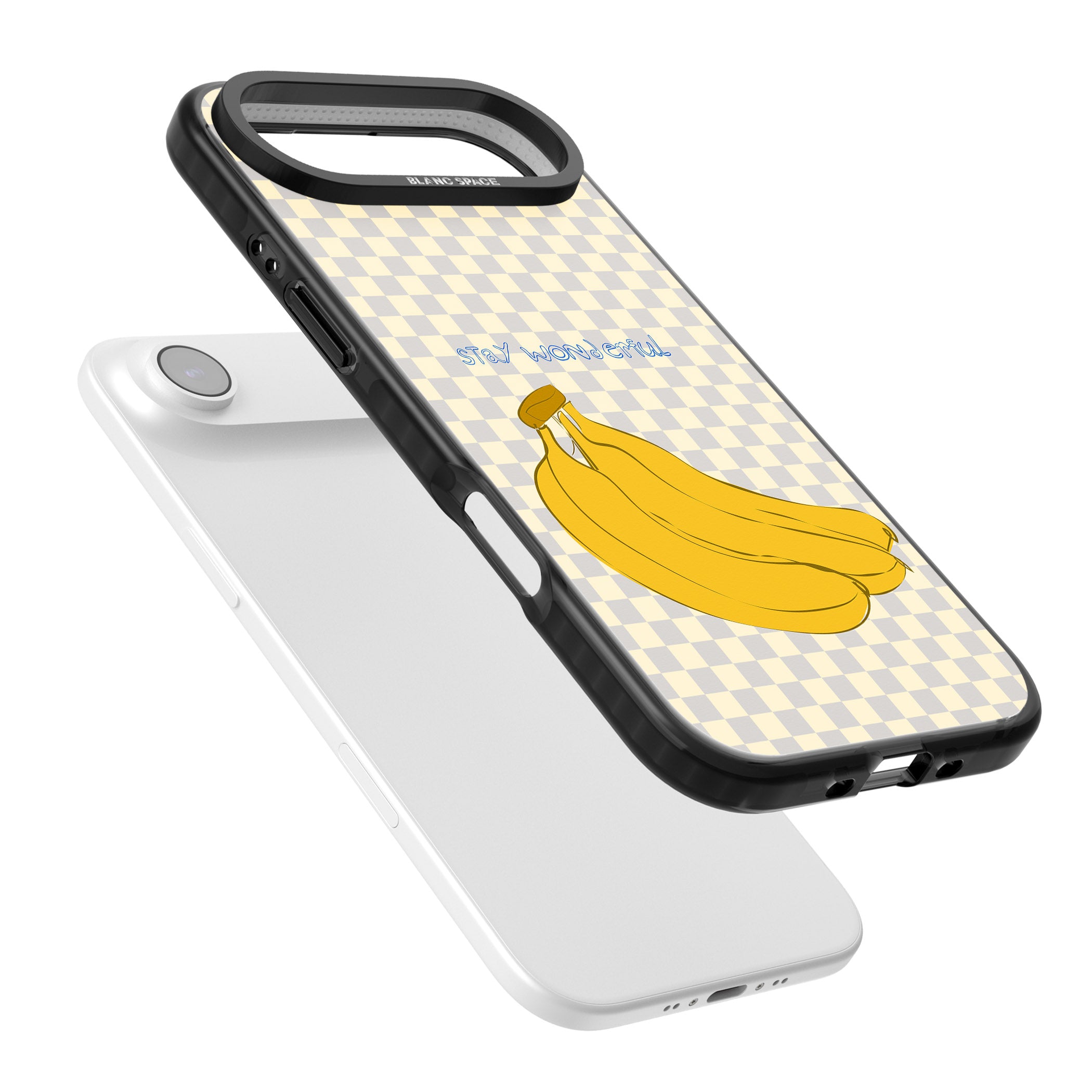 Stay Wonderful Banana iPhone 17 Air Impact Pro Black Phone Case Colours