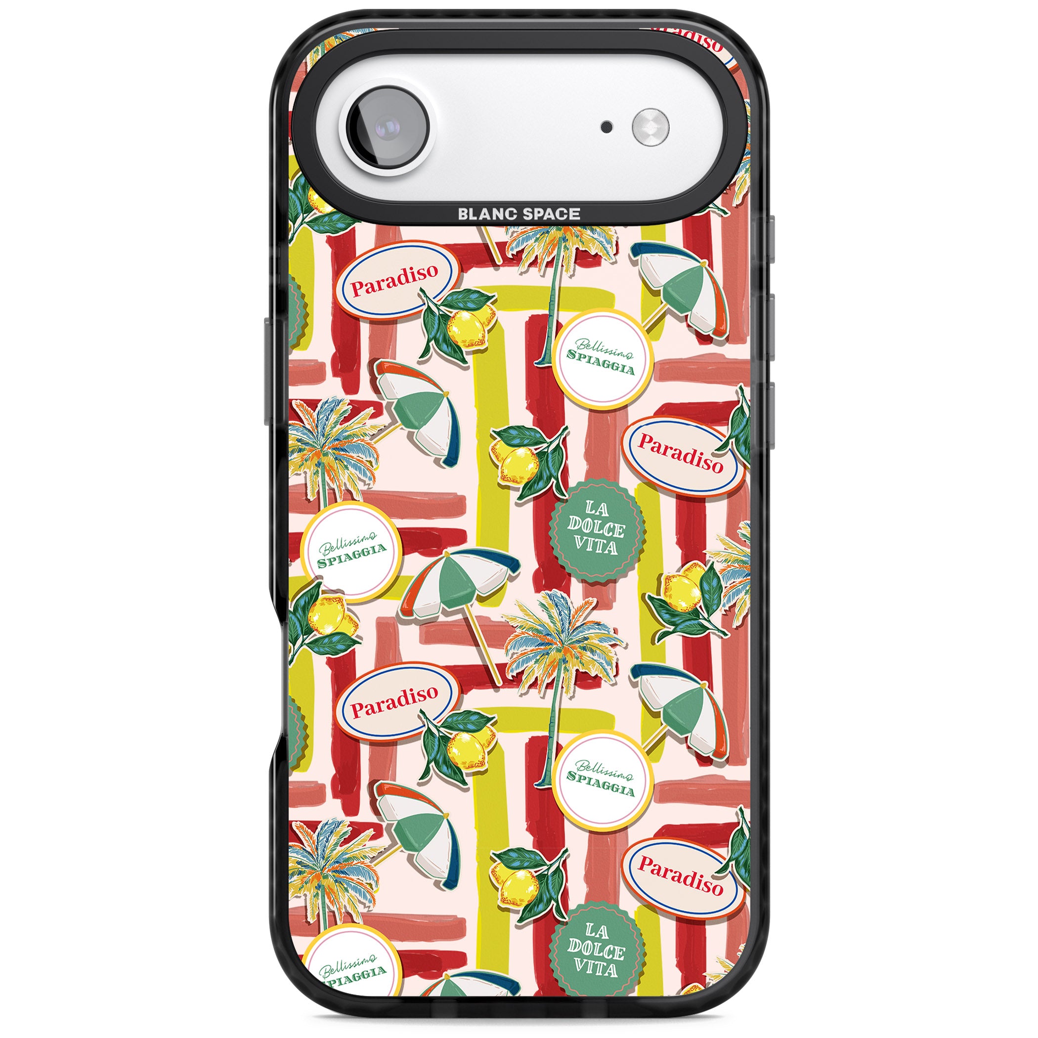 Paradiso Vibes iPhone 17 Air Impact Pro Black Phone Case