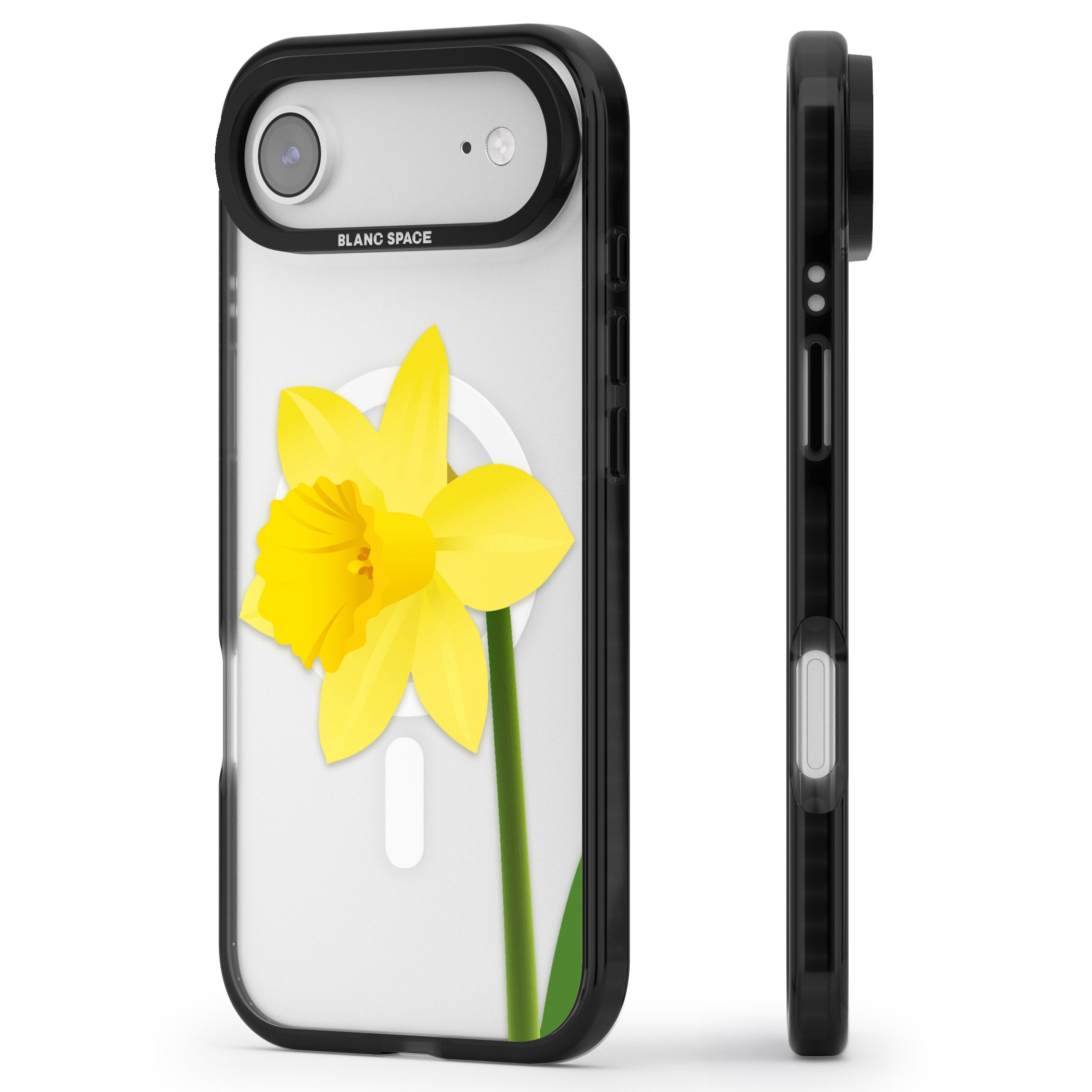 Daffodil iPhone 17 Air Impact Pro Black Phone Case Side Profile