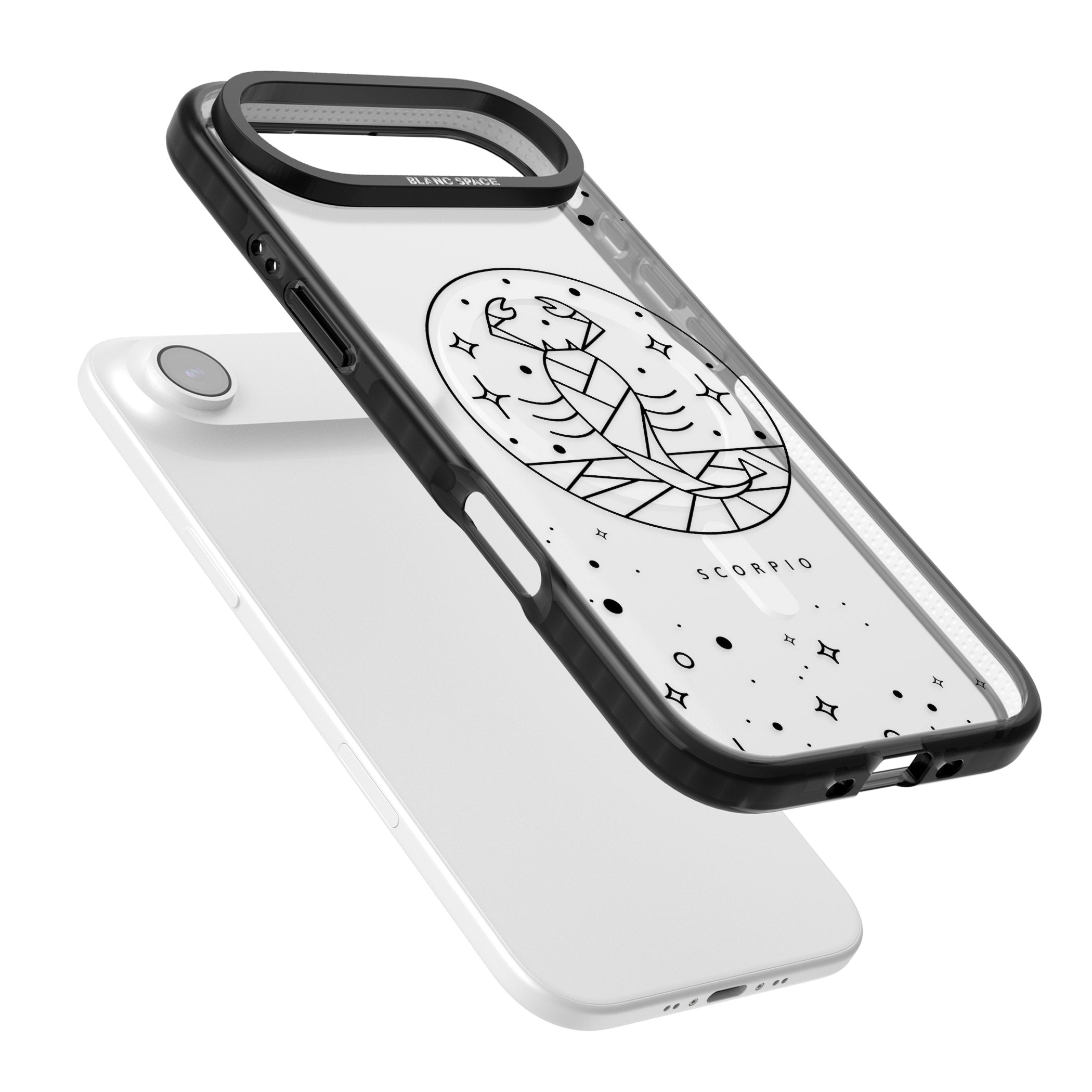 Scorpio Emblem Cosmic Design iPhone 17 Air Impact Pro Black Phone Case Colours