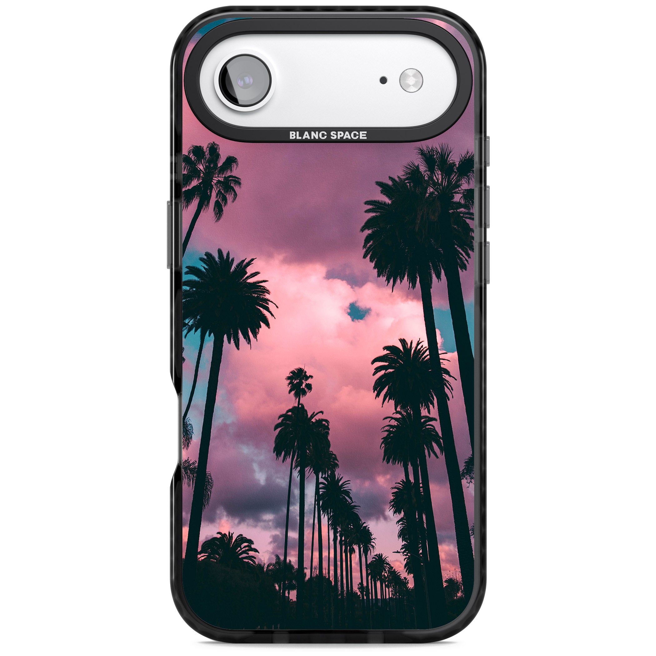 Sunset Palms iPhone 17 Air Impact Black Phone Case