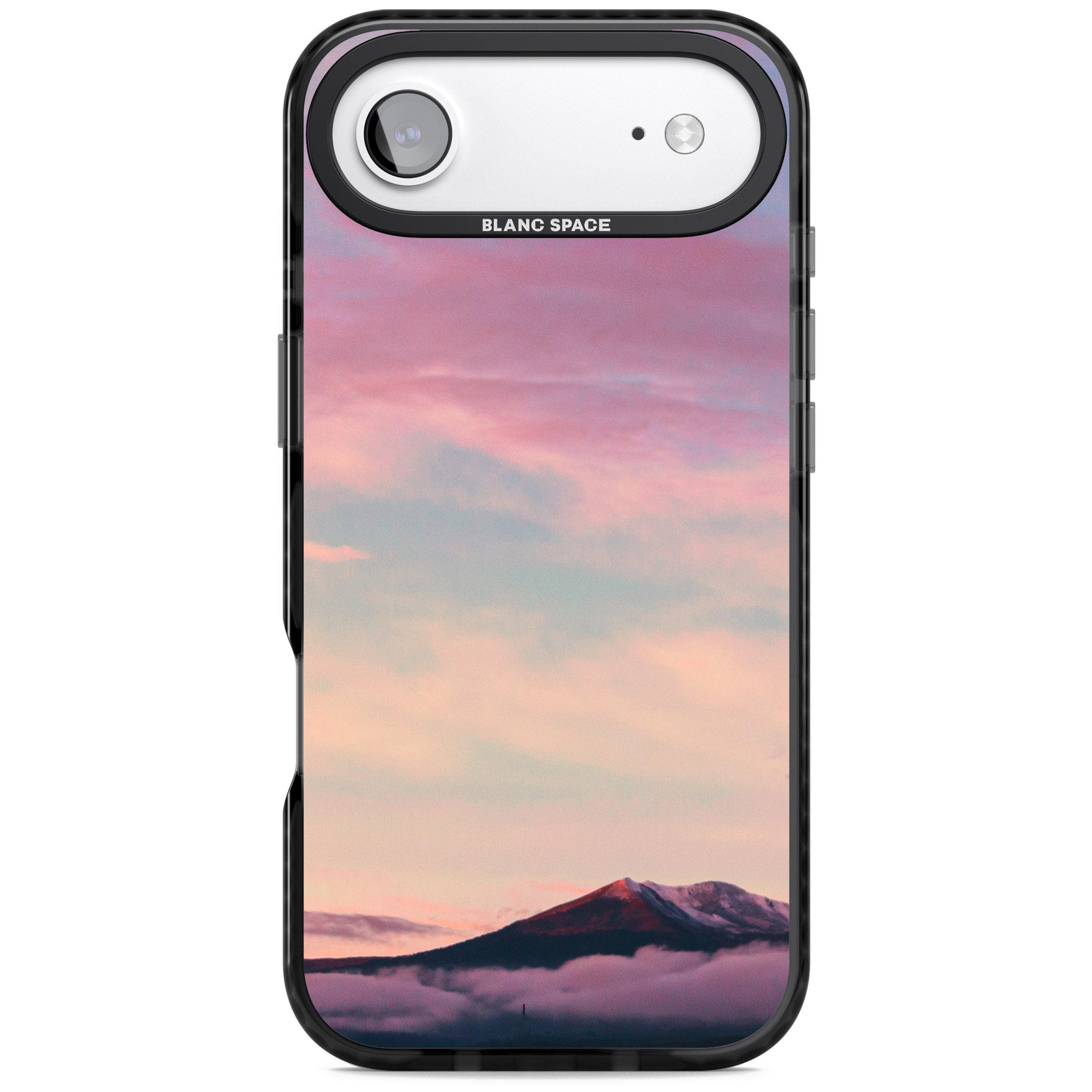 Pastel Mountain Sunset iPhone 17 Air Impact Black Phone Case