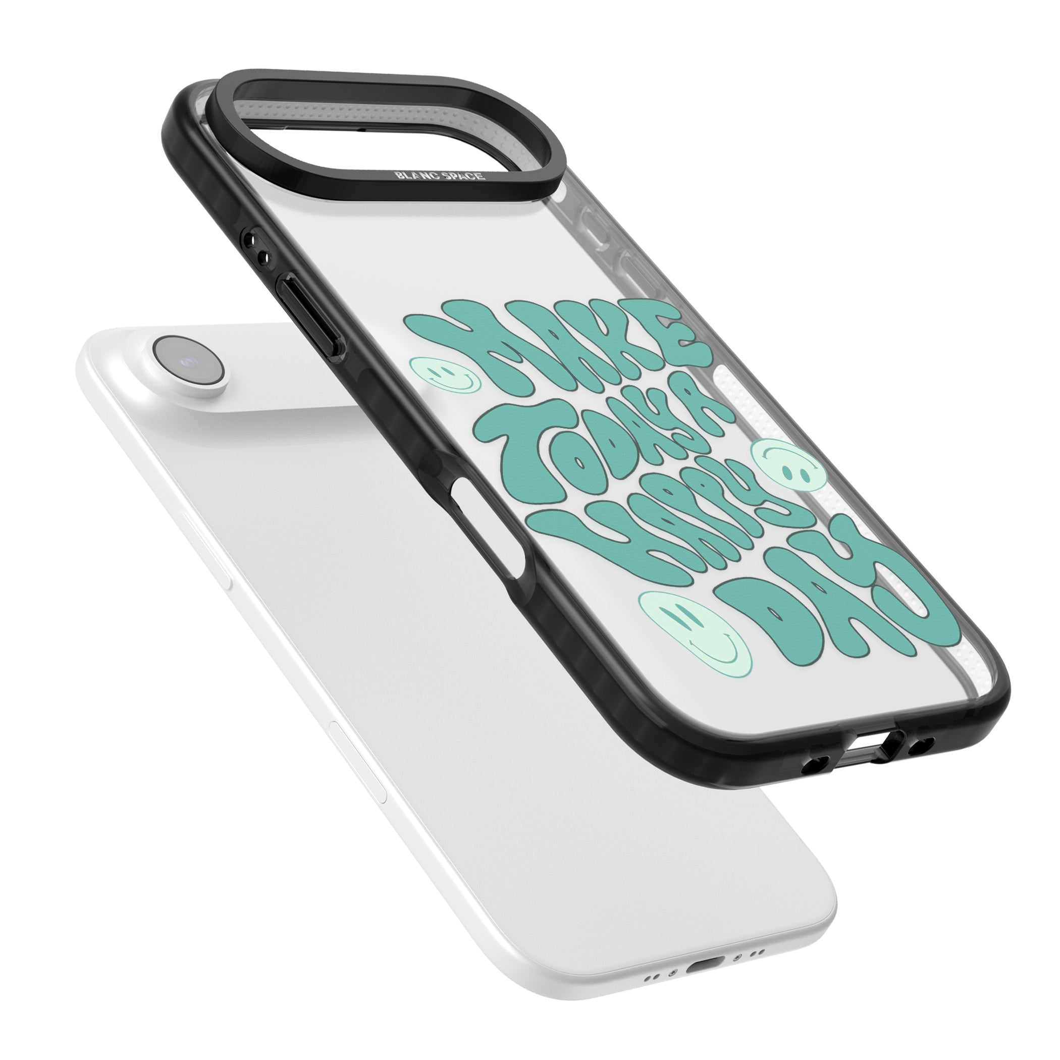 Make Today A Happy Day iPhone 17 Air Impact Black Phone Case Colours