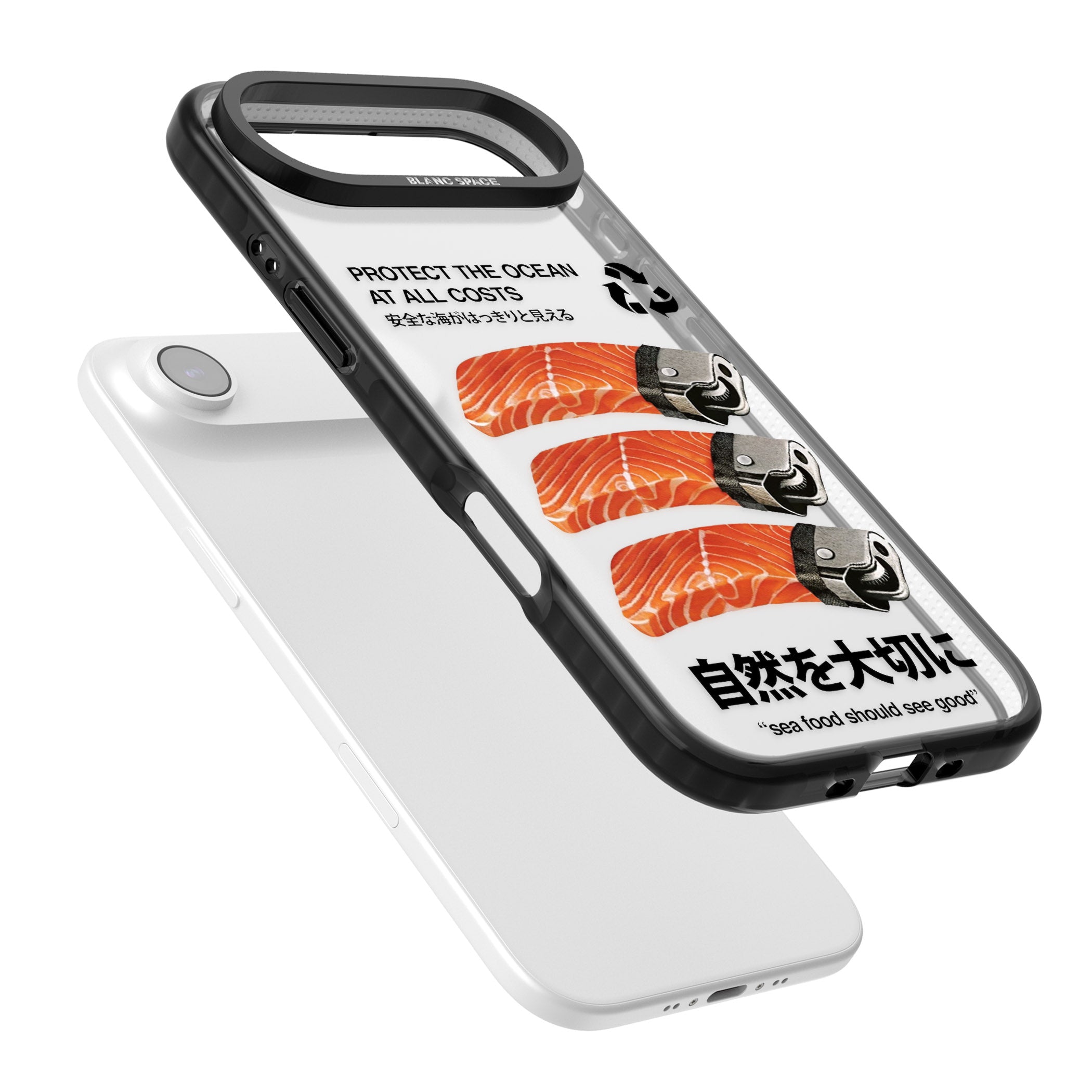 Protect The Ocean iPhone 17 Air Impact Black Phone Case Colours