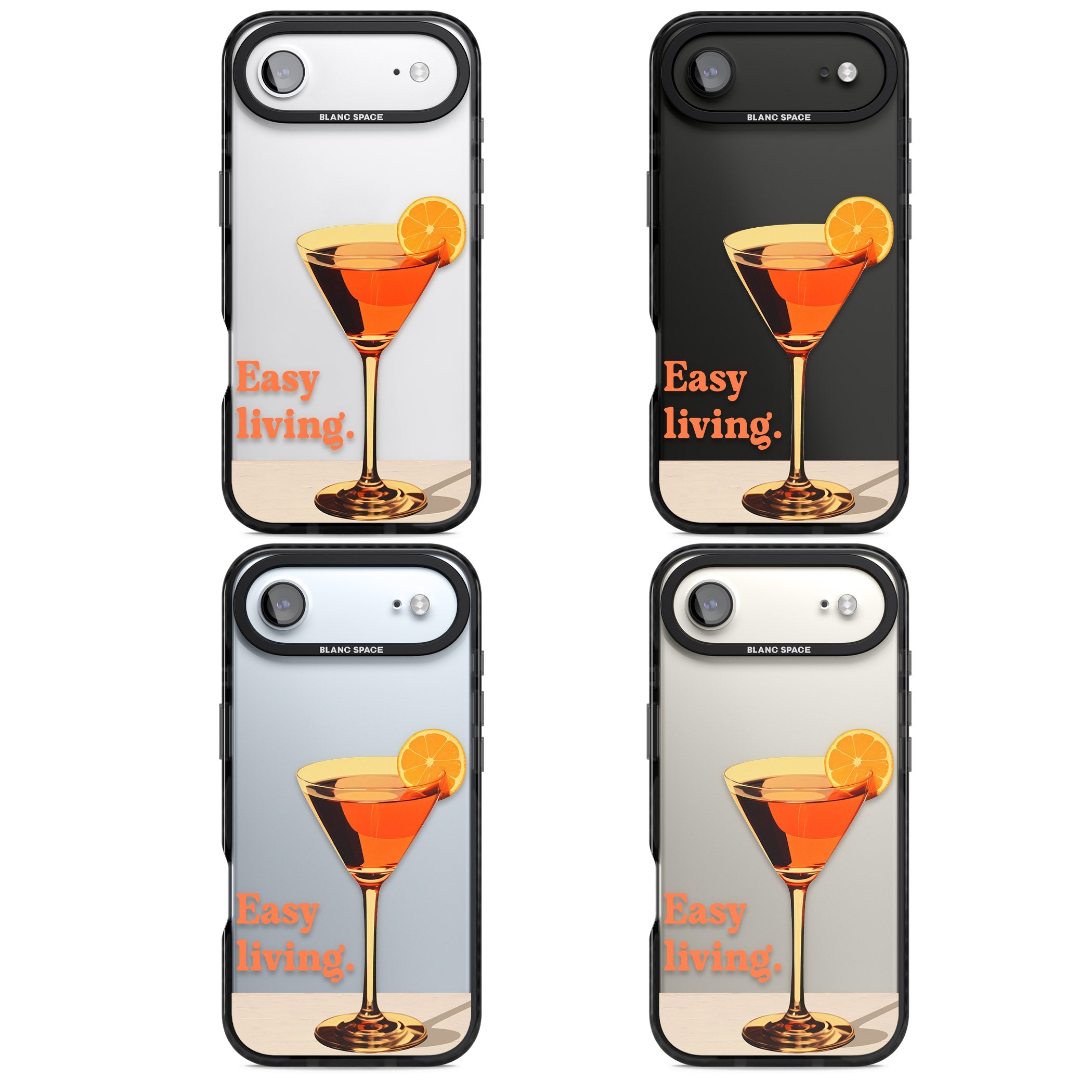 Easy Living iPhone 17 Air Impact Black Phone Case APT Impact Protection