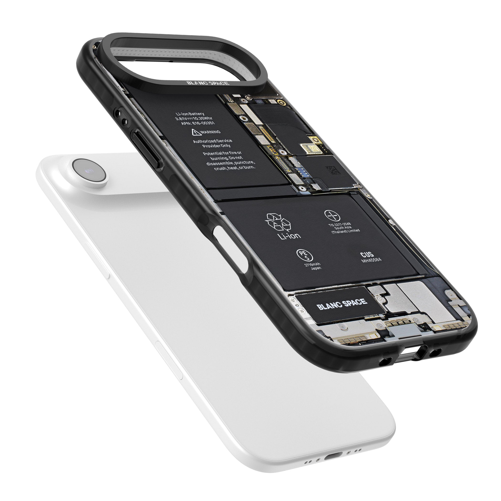 Circuit Board Standard iPhone 17 Air Impact Black Phone Case Colours