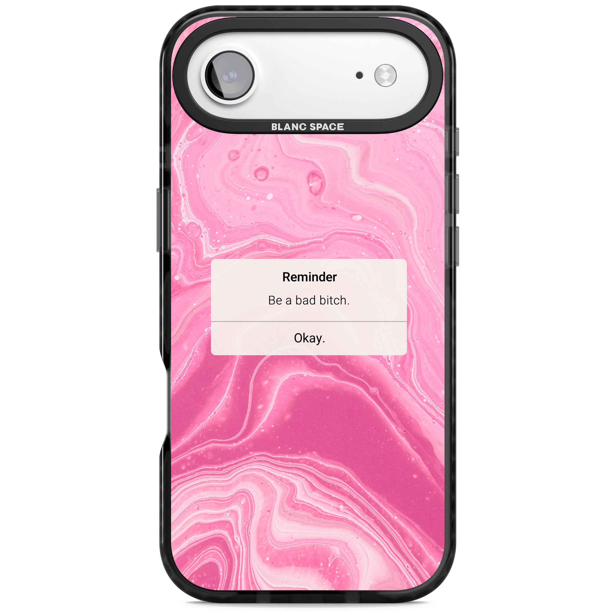 Bad Bitch Reminder iPhone 17 Air Impact Black Phone Case