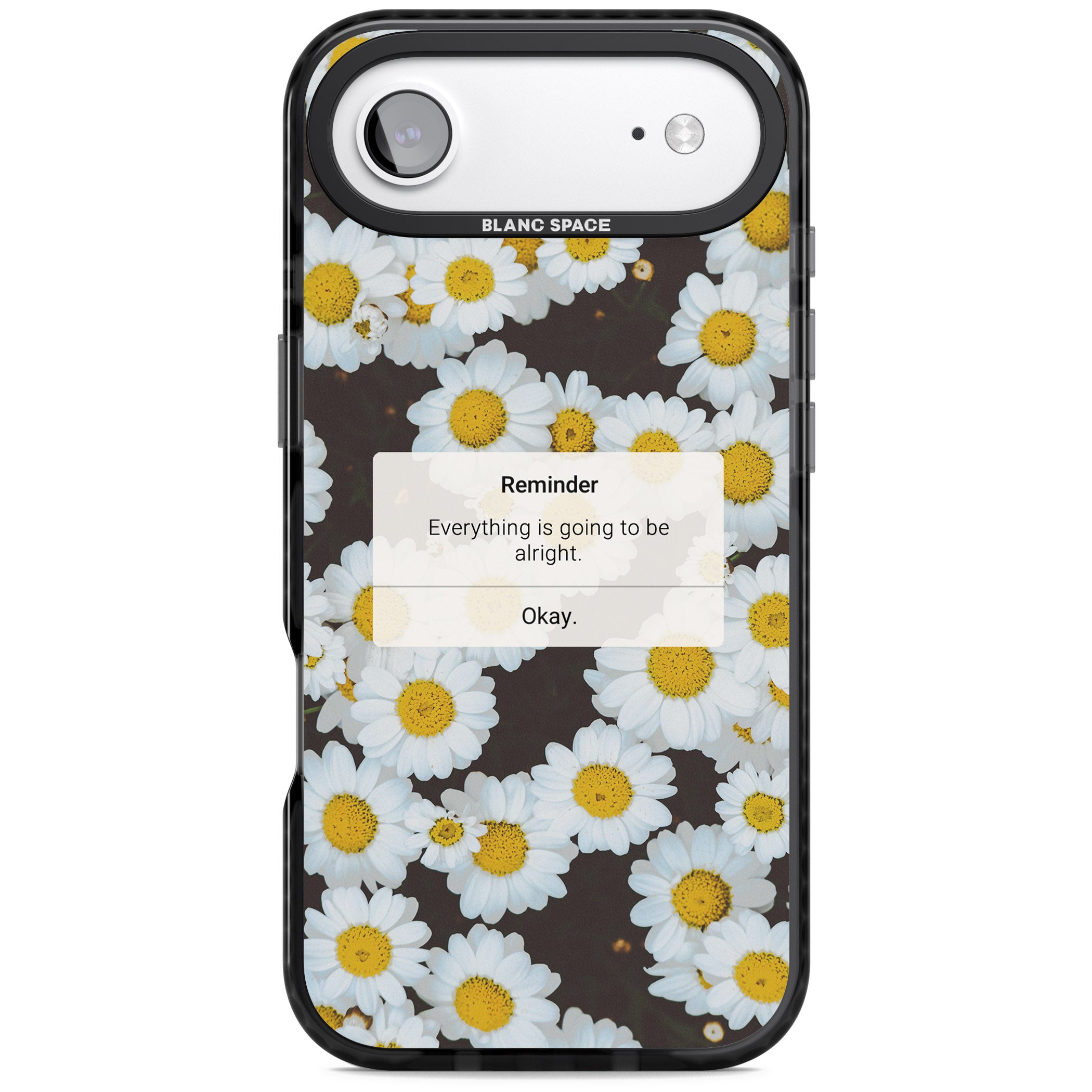 Daisy Reminder iPhone 17 Air Impact Black Phone Case