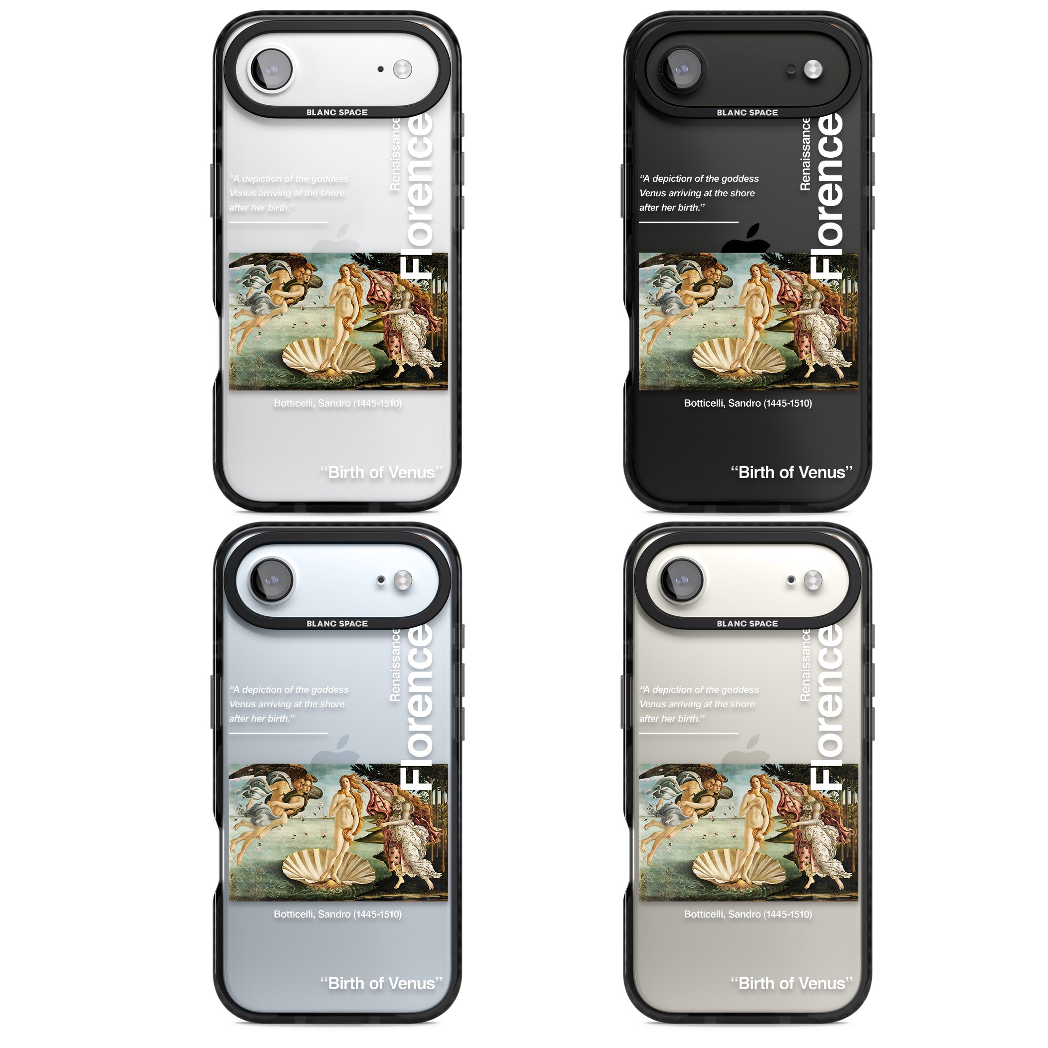Birth Of Venus iPhone 17 Air Impact Black Phone Case APT Impact Protection