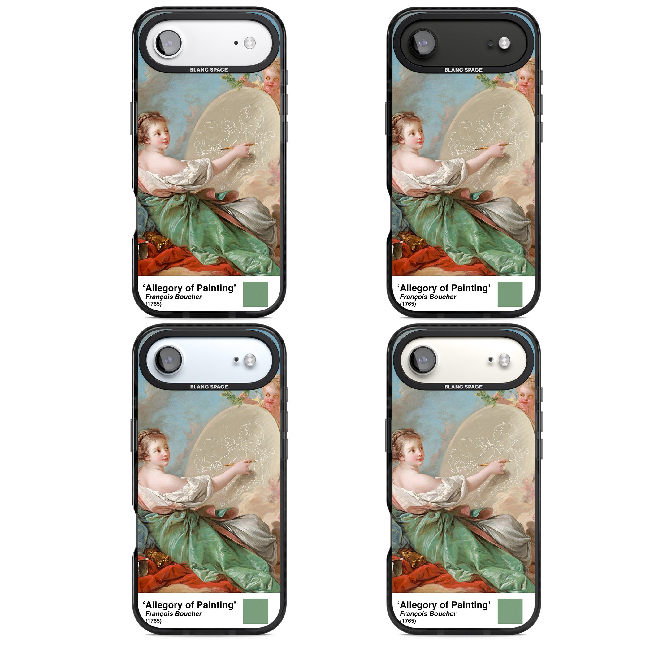 Allegory Of Painting iPhone 17 Air Impact Black Phone Case APT Impact Protection